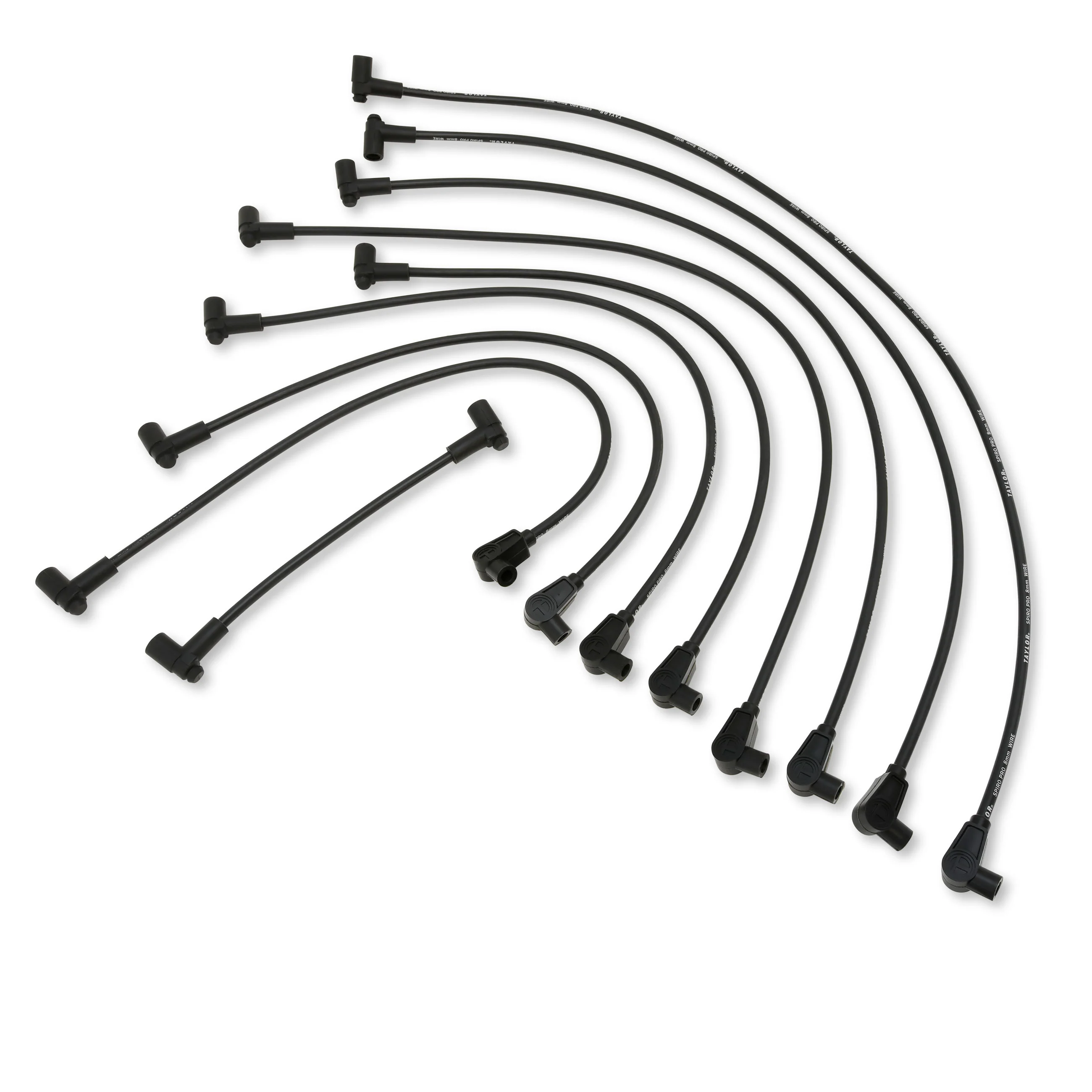 1977-95 Ford/Lincoln/Mercury V8 8mm Spiro-Pro Spark Plug Wire Set (Available in 3 Colors)