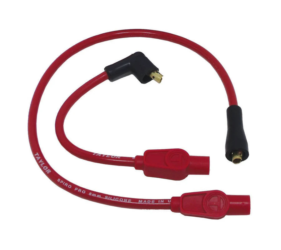 1980-98 FLH EVO Electra/Road King/Street Glide 8mm Spiro-Pro Custom Fit Motorcycle Spark Plug Wire Set - Image 2