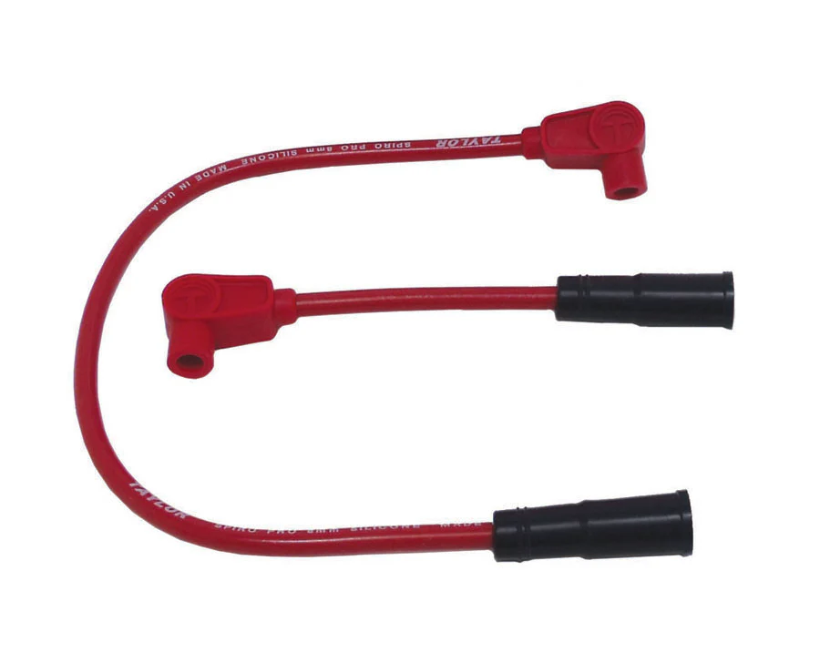 1999-07 FXD Twin Cam Dyna 8mm Spiro-Pro Custom Fit Motorcycle Spark Plug Wire Set - Image 2