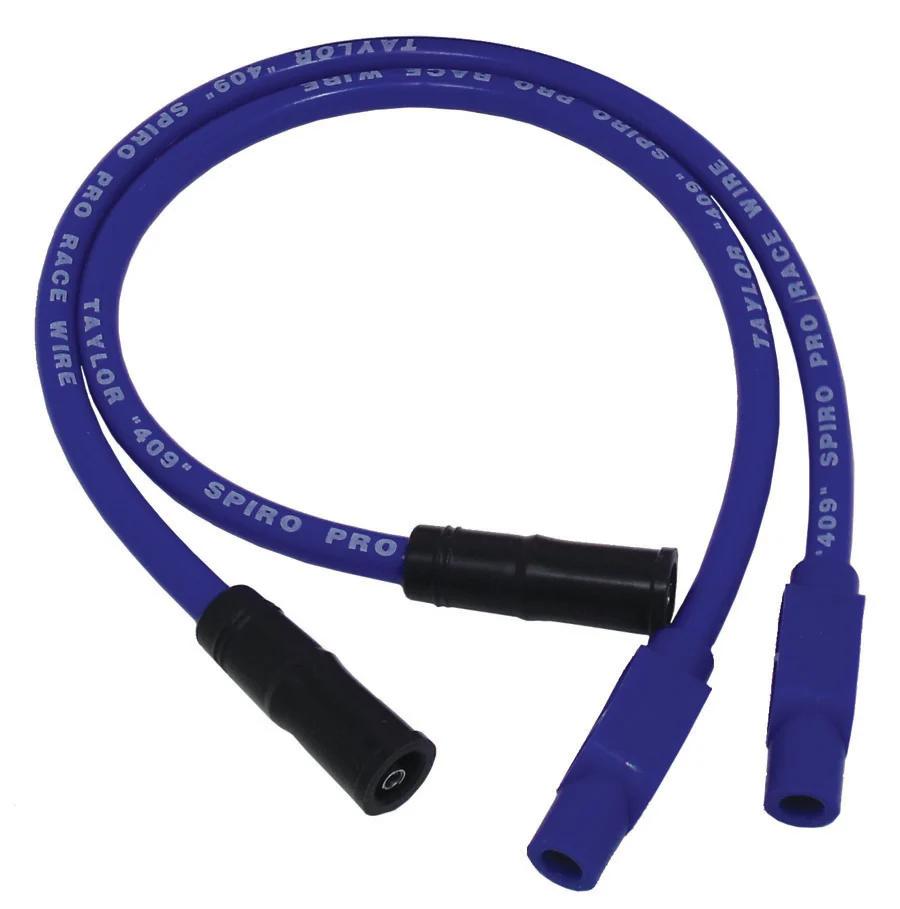 1999-08 FL Twin Cam Fuel Injected Road King/Electra Glide/Road Glide/Street Glide 10.4mm 409 Series Custom Fit Motorcycle Spark Plug Wire Set - Image 2