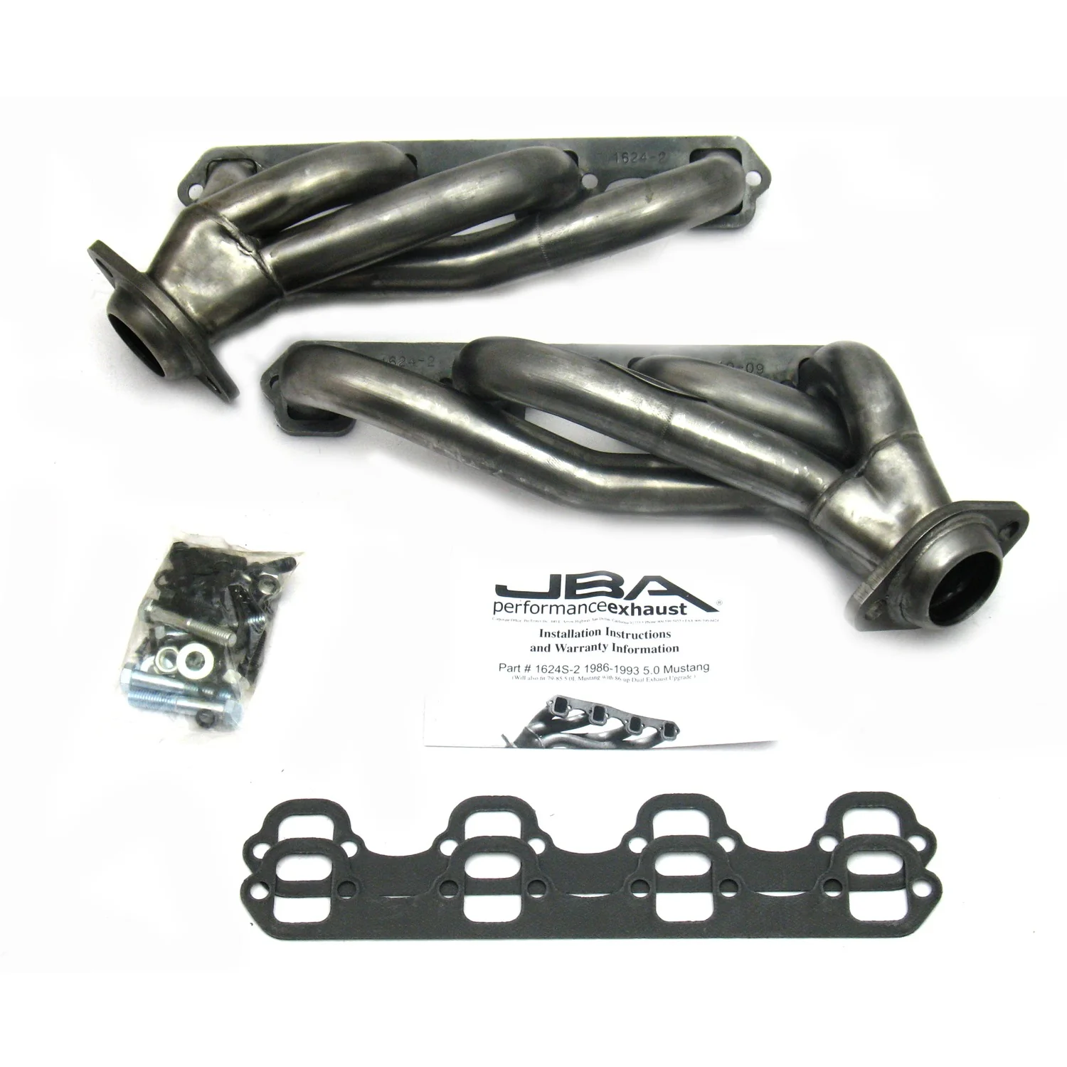 1994-95 Mustang 5.0L 1 5/8" Stainless Steel Shorty Header