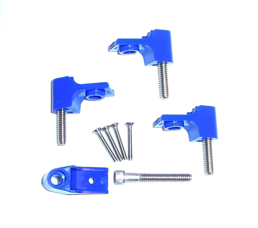 Chevy Small Block/Most Chrysler Mounting Brackets for Clamp Style Wire Separators - Image 3