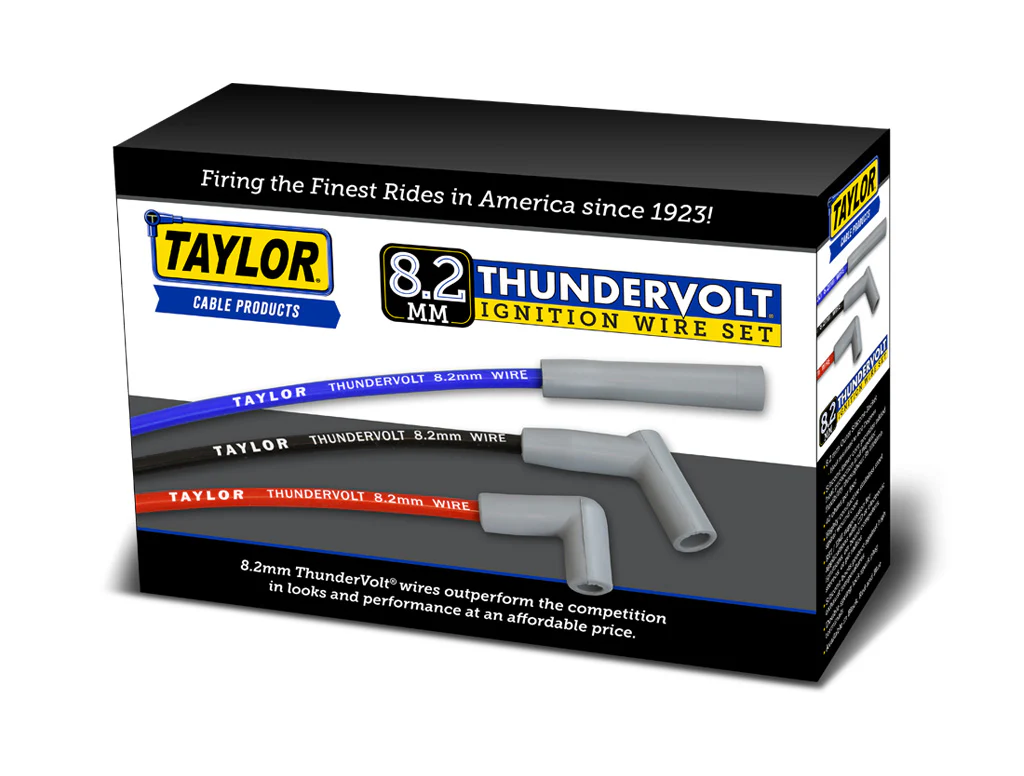 Chevy Small Block Race Fit 8.2mm Thundervolt Spark Plug Wire Set with Under Headers Socket Fitment (Available in 3 Color - Image 10