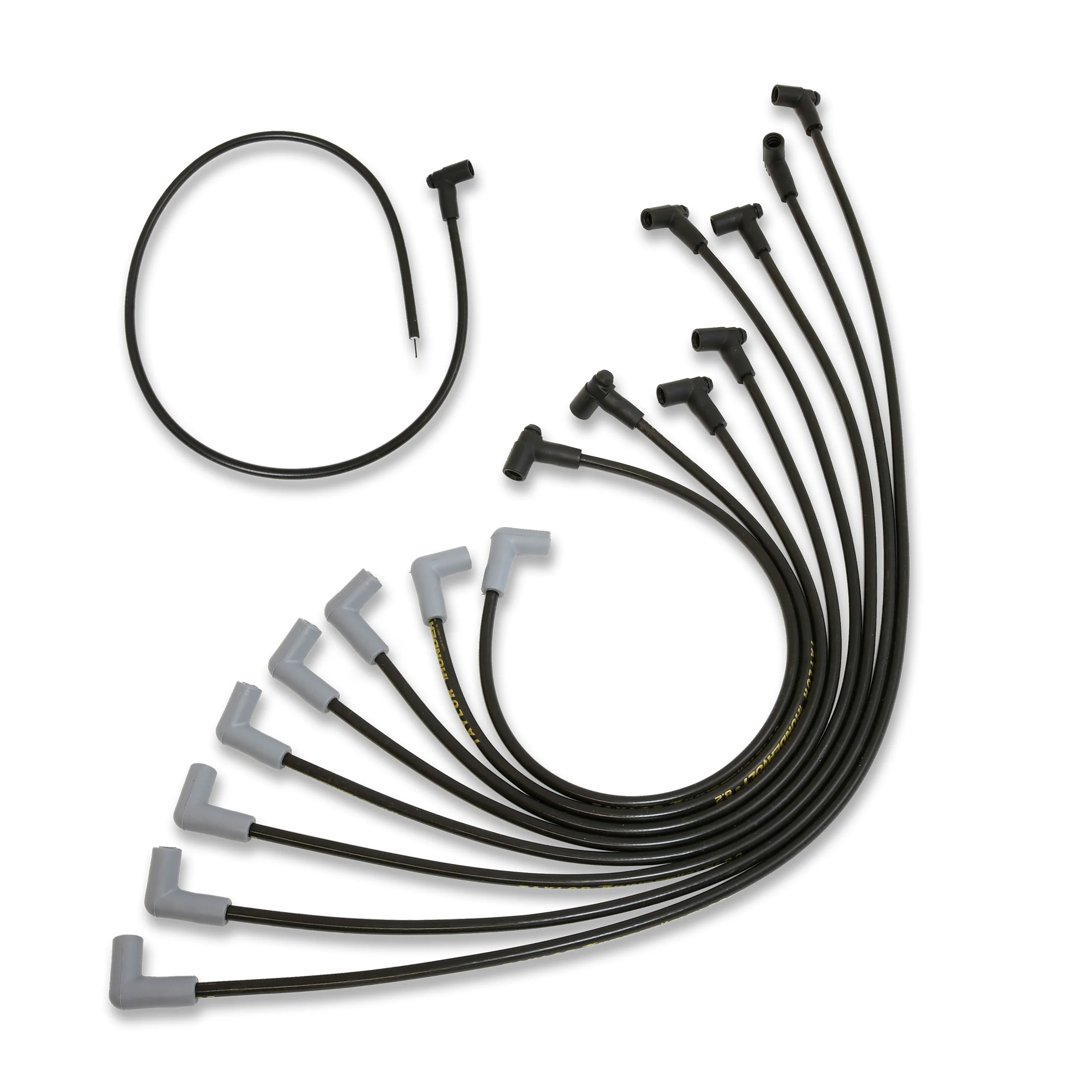 Chevy Small Block Race Fit 8.2mm Thundervolt Spark Plug Wire Set with Under Headers Socket Fitment (Available in 3 Color - Image 2