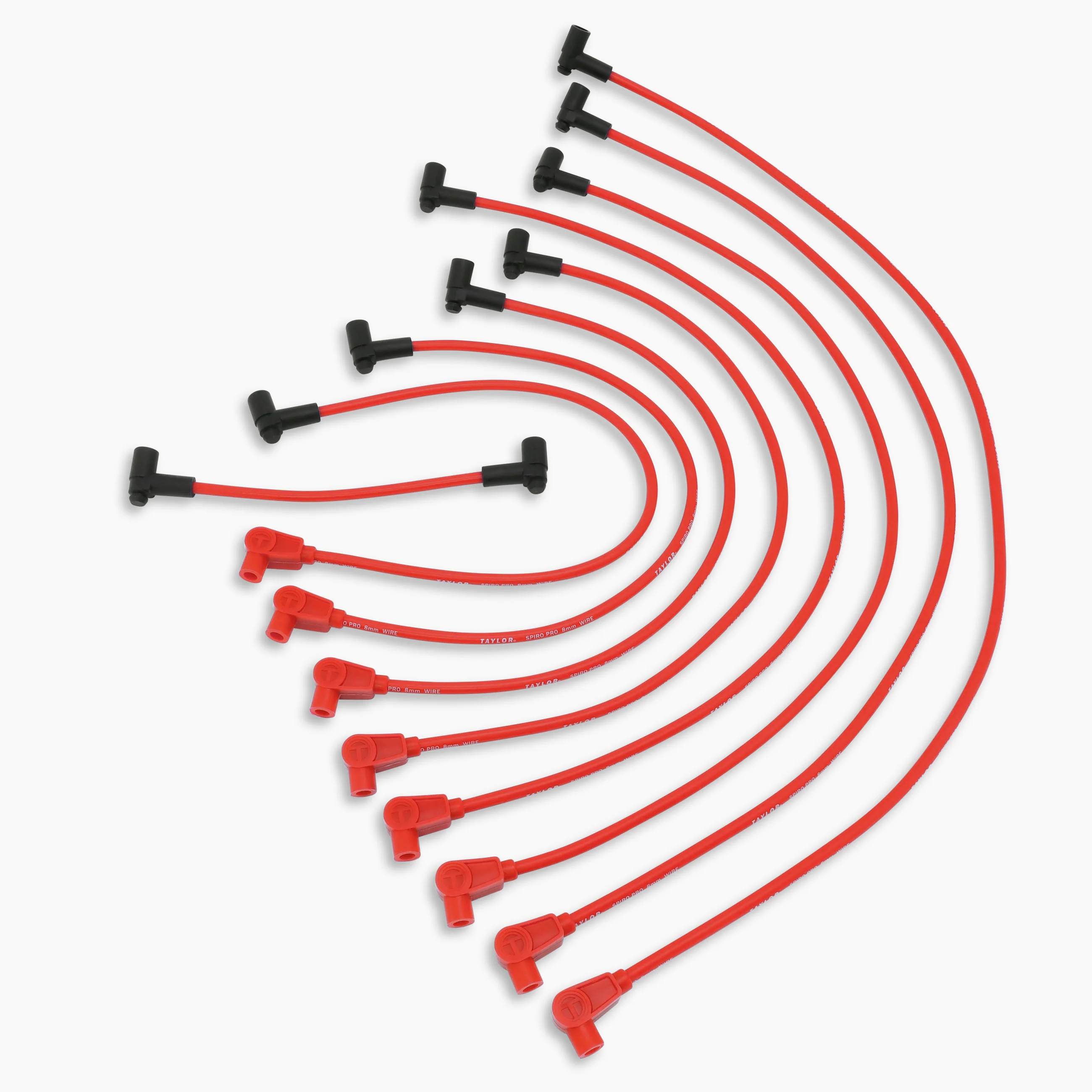 Chevy Small Block Race Fit 8mm Spiro-Pro Spark Plug Wire Set with Under Headers HEI Fitment (Available in 3 Colors) - Image 10