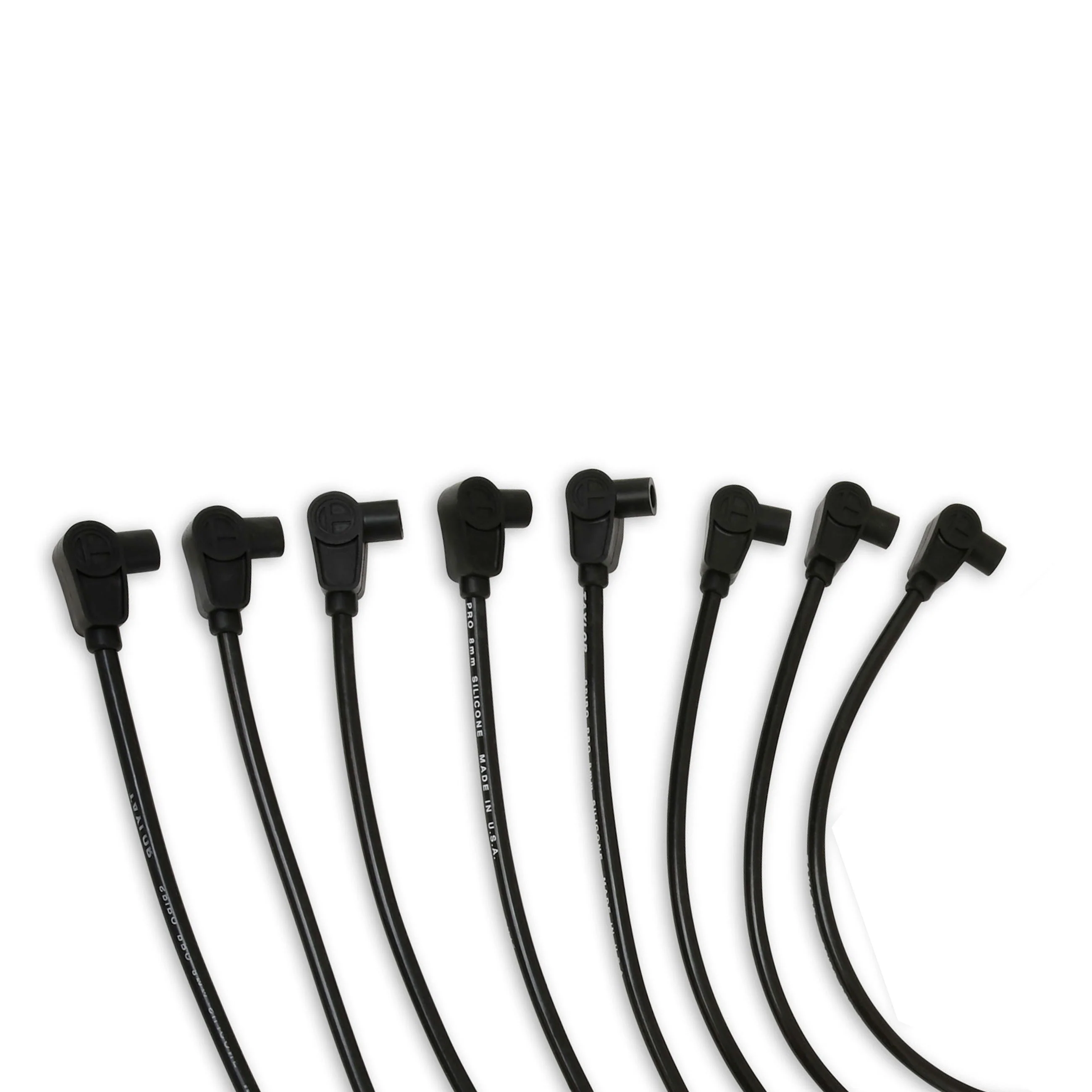 Chevy Small Block Race Fit 8mm Spiro-Pro Spark Plug Wire Set with Under Headers HEI Fitment (Available in 3 Colors) - Image 2
