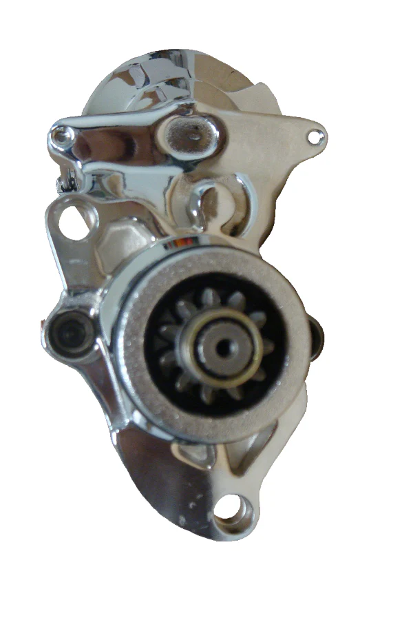 1.6 kW Starter for 2006-17 Dynas and 2007-17 Twin Cam Big Twin Harley Models in Chrome - Image 2