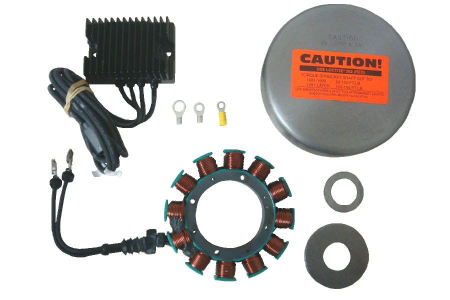 32 Amp Charging System Kit for 1988-03 Carbureted Twin Cam Harley® Models - Image 7
