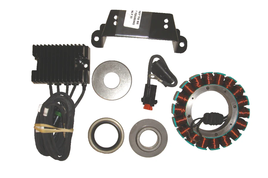 40 Amp 3Phase Charging System Kit with Vented Rotor for 1981-99 Evo Harley® Models - Image 5