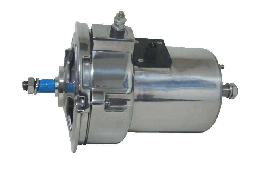 90 Amp Alternator for Air Cooled Bugs and Buses with Polished Finish - Image 4