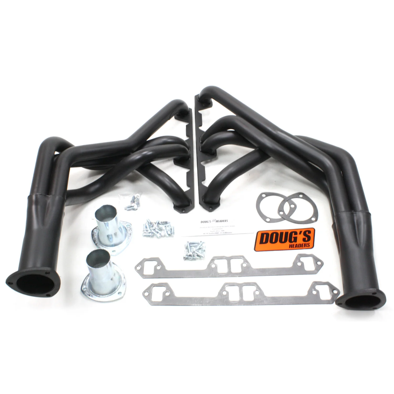 1968-79 AMC V8 1 7/8" Long Tube Header with Hi-Temp Black Coating