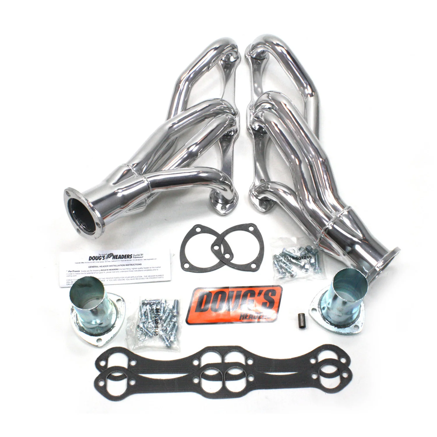 1964-94 Chevy Small Block 1 5/8" Mid-Length Header with Metallic Ceramic Coating