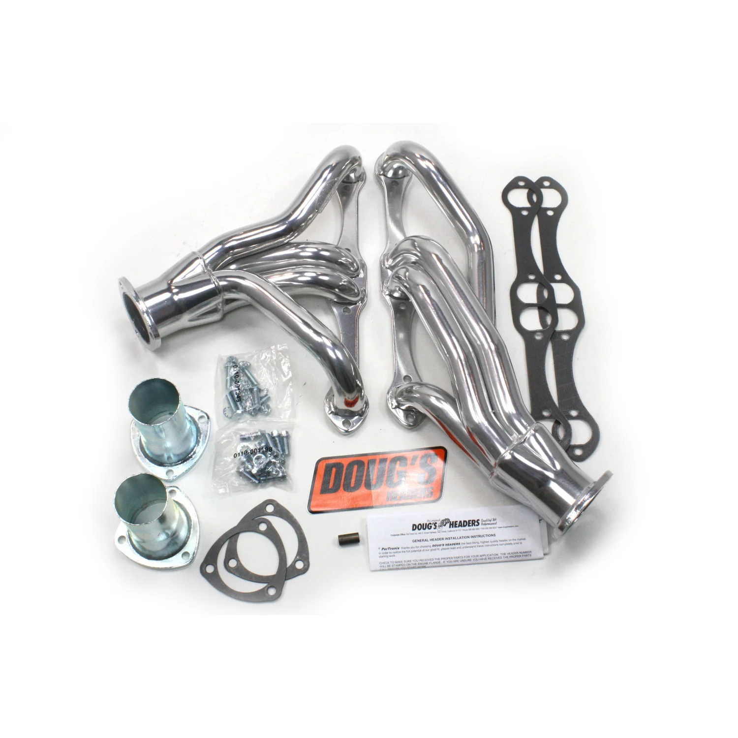 1967-79 Chevy F-Body & Nova Small Block 1 5/8" Mid-Length Header with Metallic Ceramic Coating