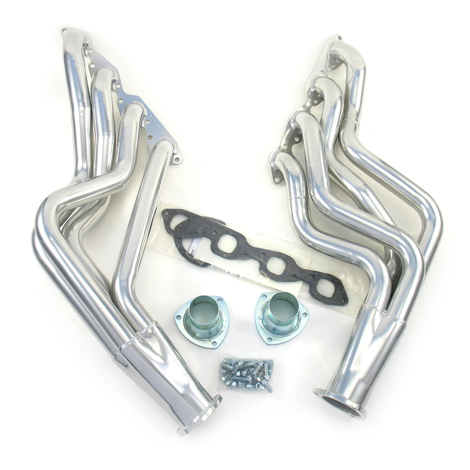 1965-86 Chevy/GMC Big Block without A/C 2" Long Tube Header with Metallic Ceramic Coating