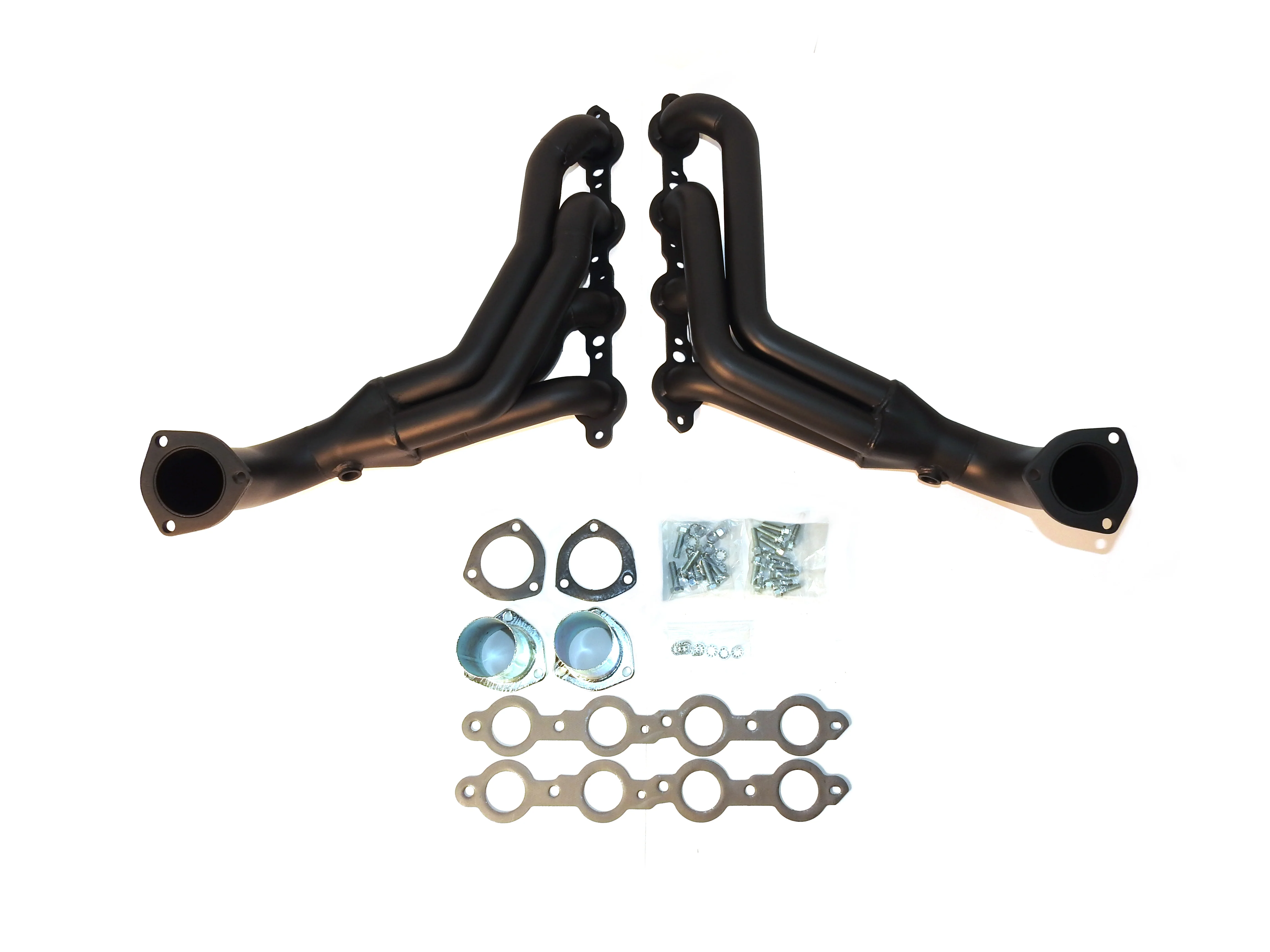 1958-64 Chevy Full-Size LS Engine Swap 1 3/4" Long Tube Header with Hi-Temp Black Coating