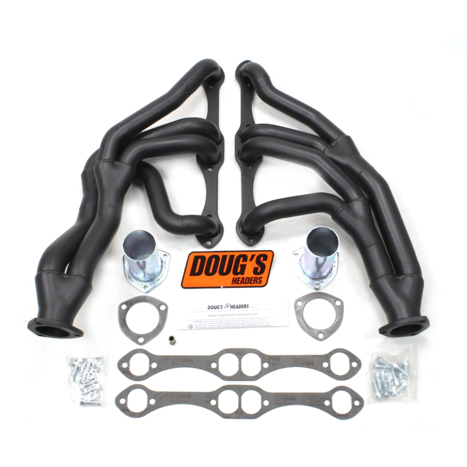 1963-67 Chevy II Small Block 1 5/8" TRI-Y Header with Hi-Temp Black Coating
