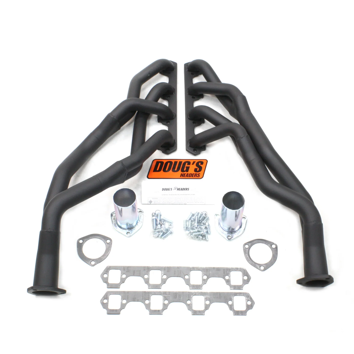 1962-65 Ford Falcon/Ranchero/Mercury Comet Small Block Manual Transmission 1 5/8" TRI-Y Header with Hi-Temp Black Coating