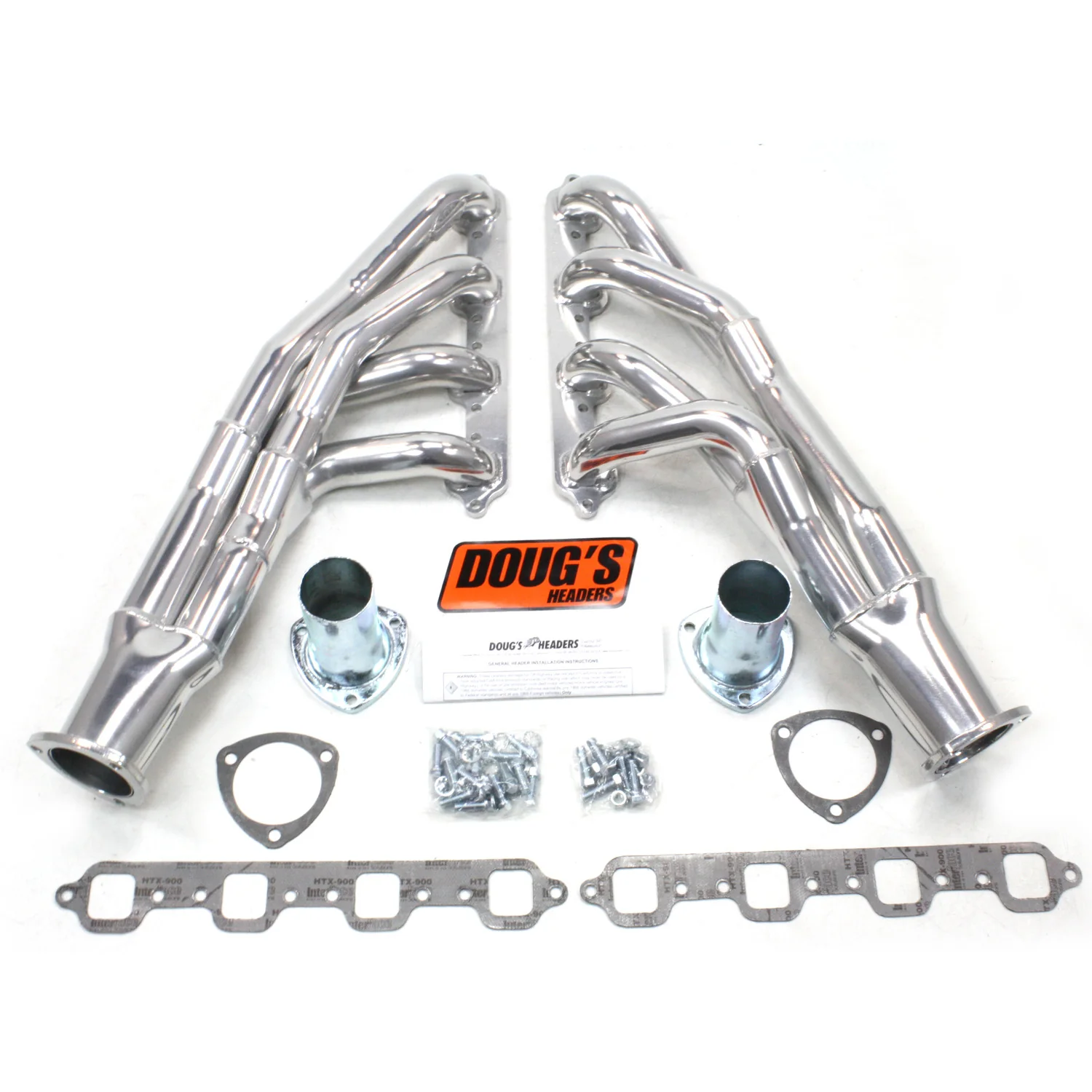1967-70 Ford Mustang/Fairlane/Torino/Cougar 351W with Aftermarket Cylinder Heads 1 3/4" TRI-Y Header with Metallic Ceramic Coating