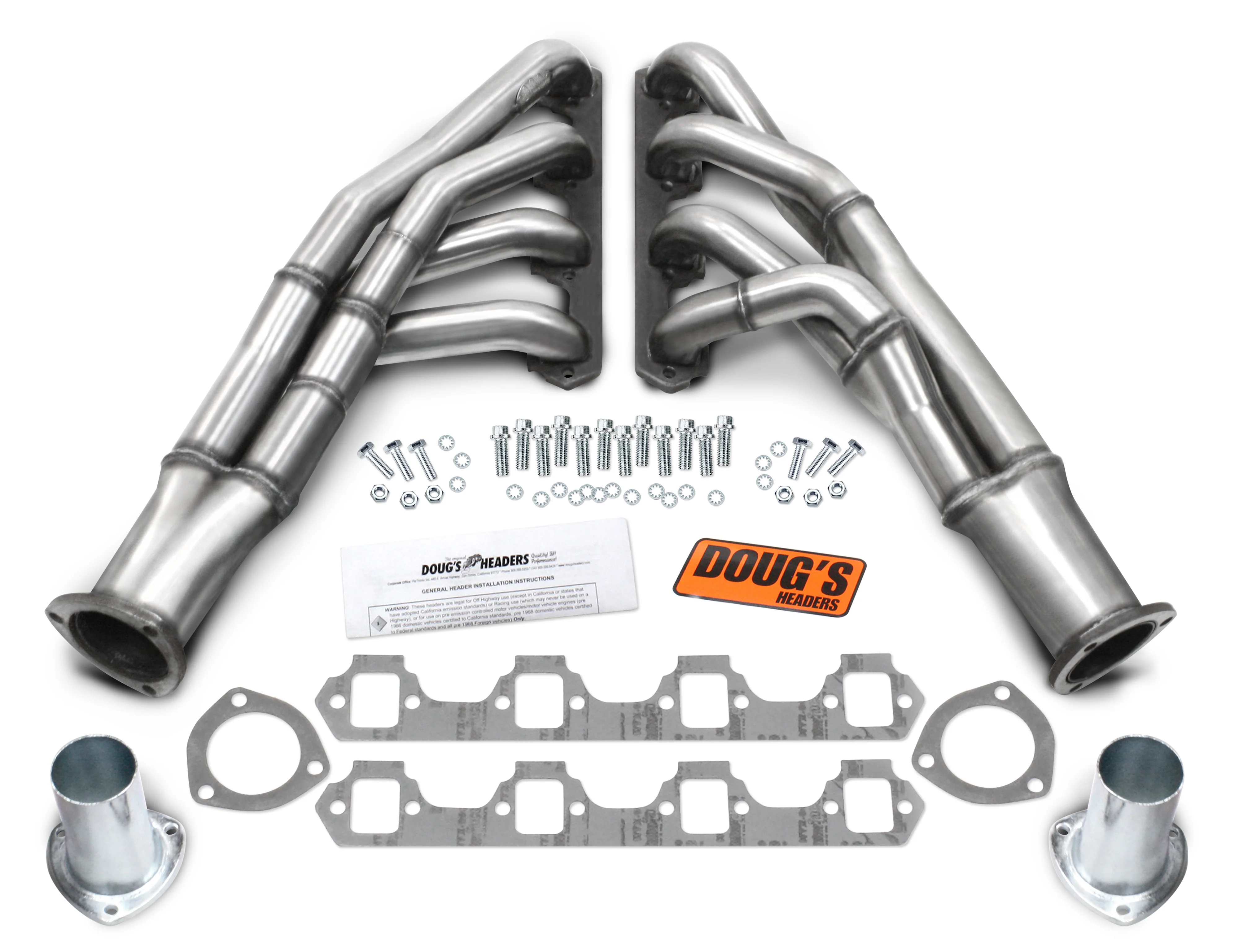 1967-70 Ford Mustang/Fairlane/Torino/Cougar 351W 1 3/4" 304 Stainless Steel TRI-Y Header