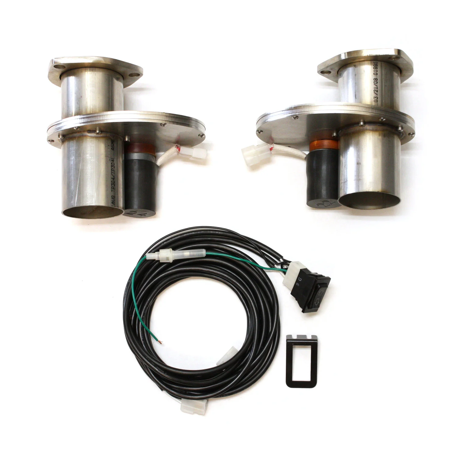 Electric Exhaust Cutout for 2 1/2" Tubing (Pair)