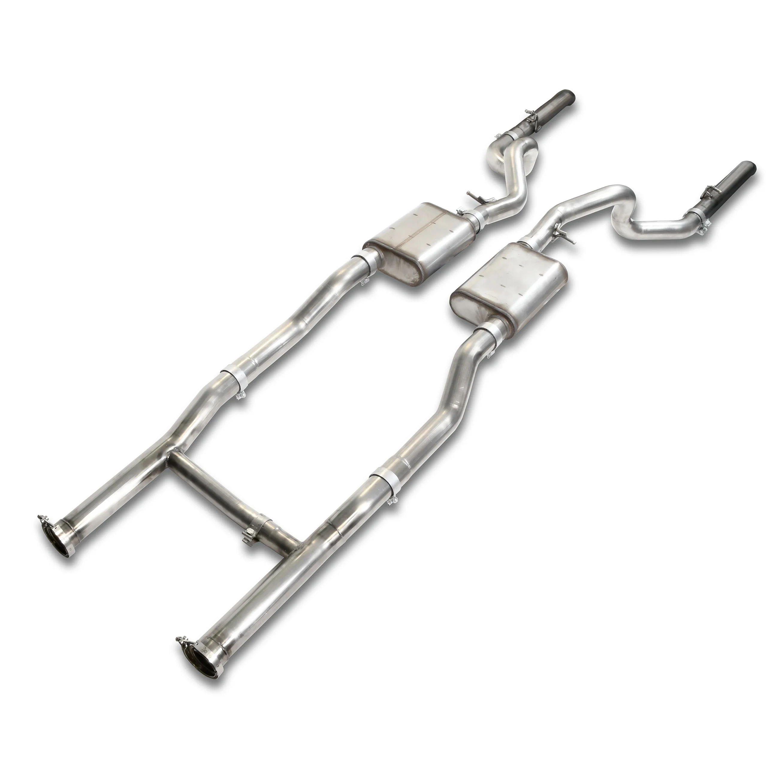1963-72 Chevy C10 LS Engine Swap 304 Stainless Steel Exhaust System - Image 3