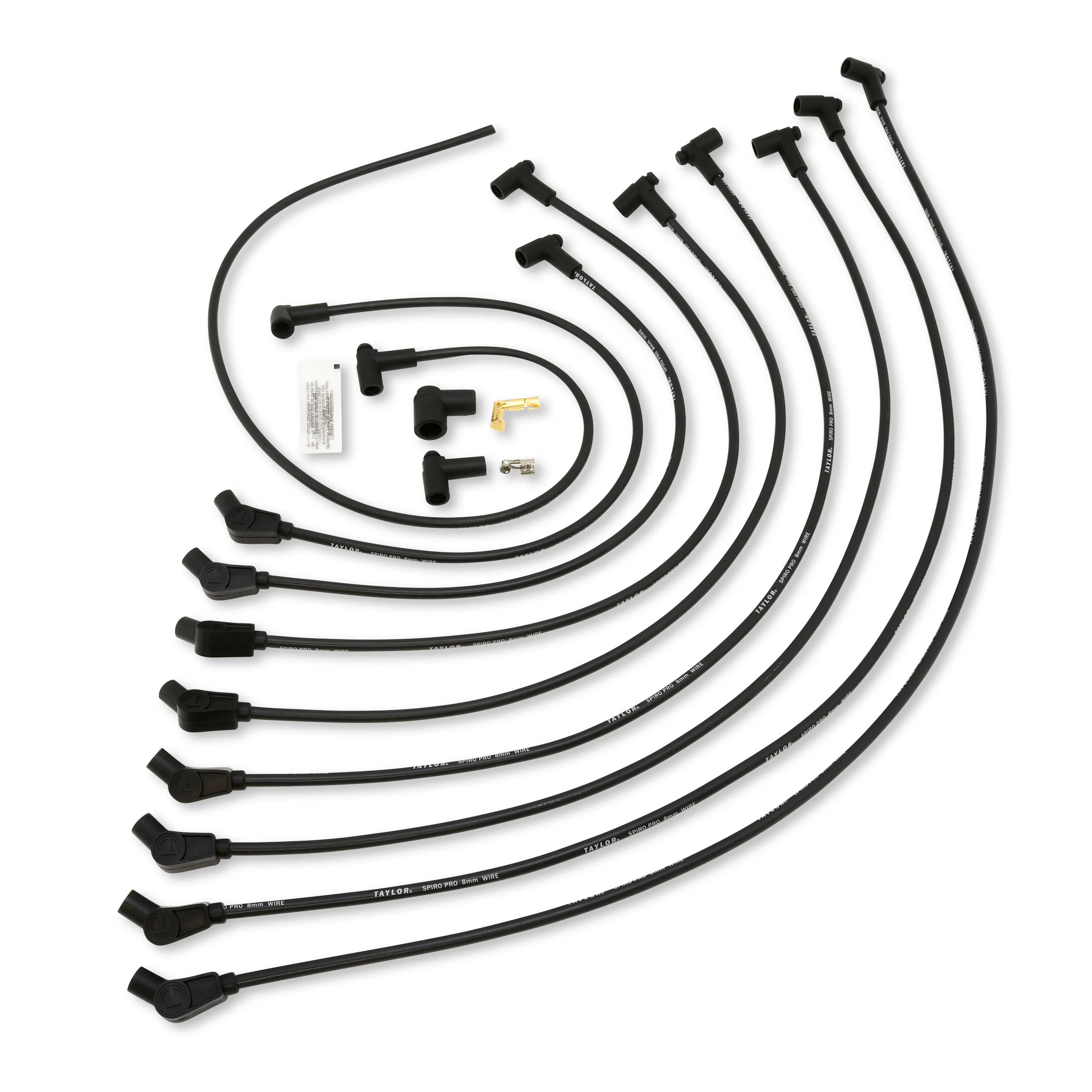 Ford Small Block Race Fit 10.4mm 409 Series Spark Plug Wire Set with Over Valve Cover DSI Fitment (Available in 3 Colors)