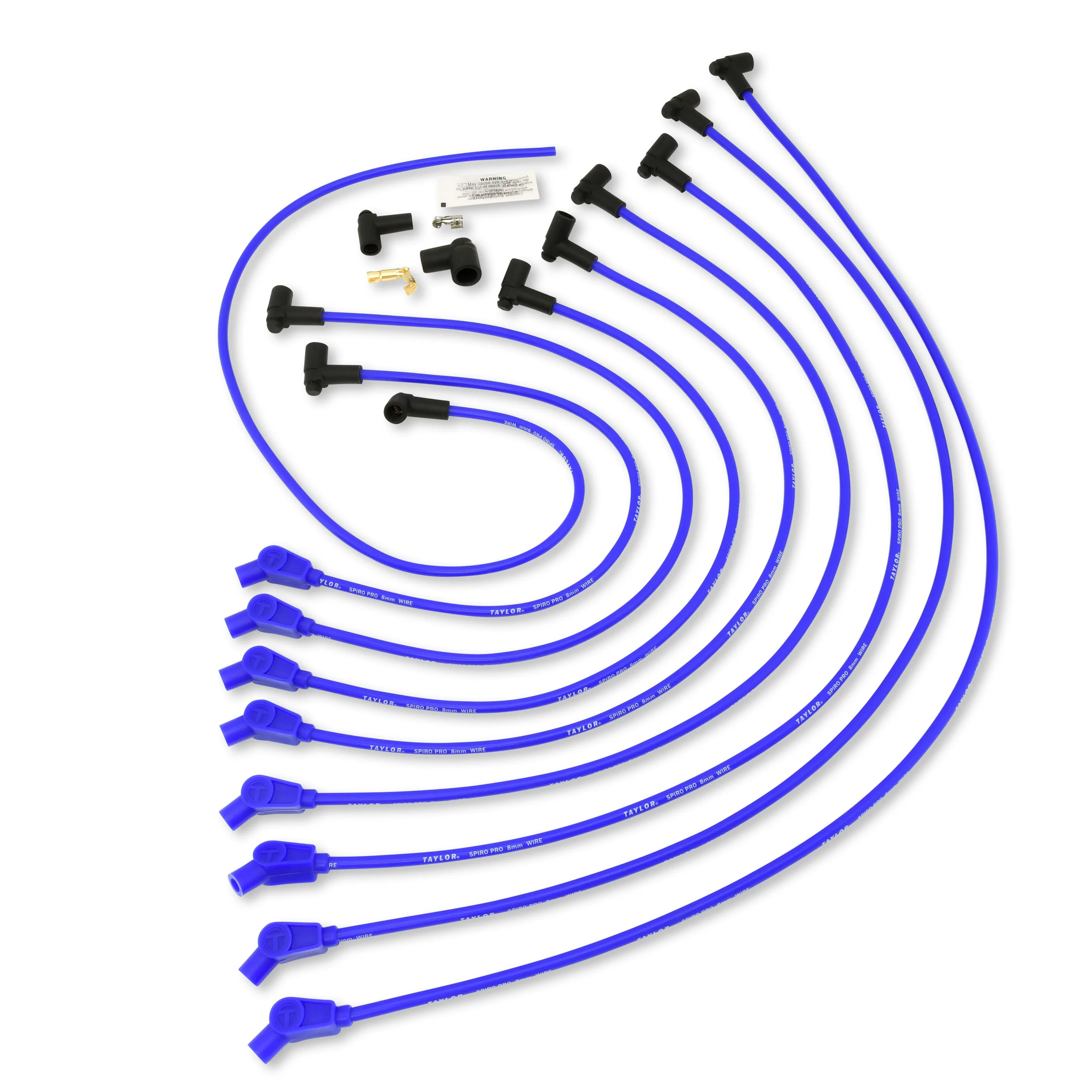 Ford Small Block Race Fit 10.4mm 409 Series Spark Plug Wire Set with Over Valve Cover DSI Fitment (Available in 3 Colors) - Image 9