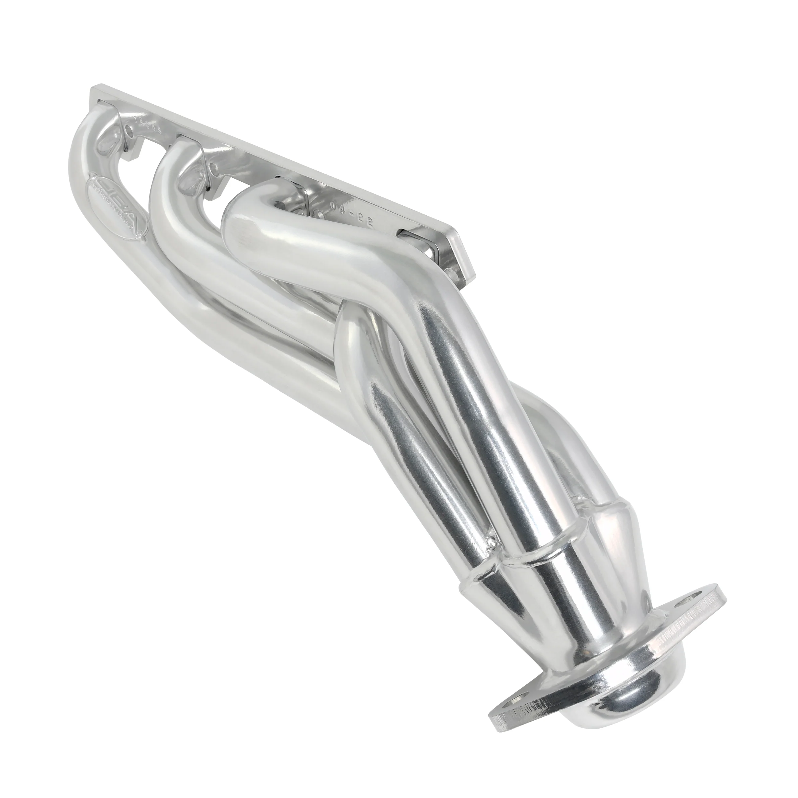 1965-73 Mustang 289/302 1 5/8" Stainless Steel Shorty Header with Metallic Ceramic Coating - Image 3