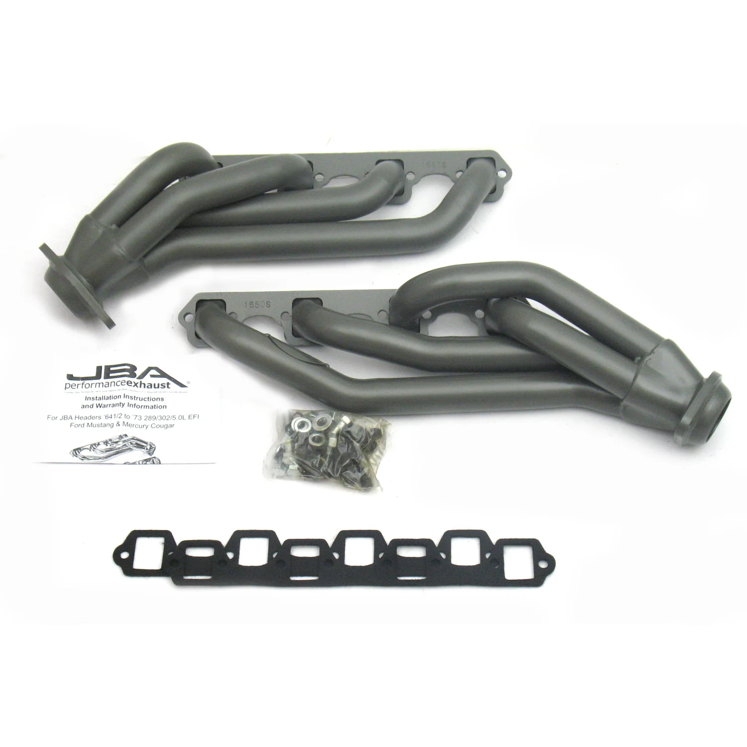 1965-73 Mustang 289/302 1 5/8" Stainless Steel Shorty Header with Titanium Ceramic Coating