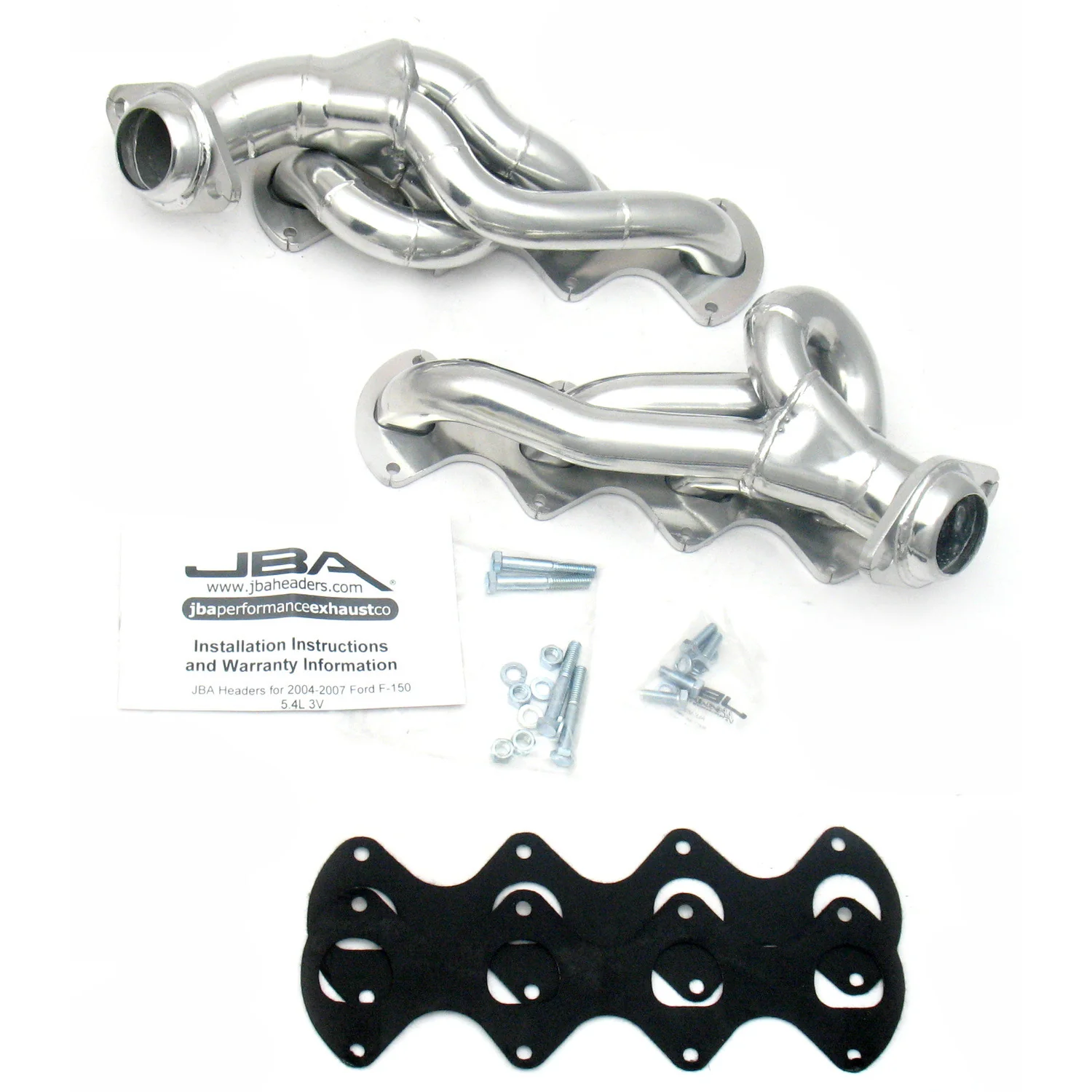 2005-10 Ford F-250/F-350 5.4L 1 5/8" Stainless Steel Shorty Header with Metallic Ceramic Coating