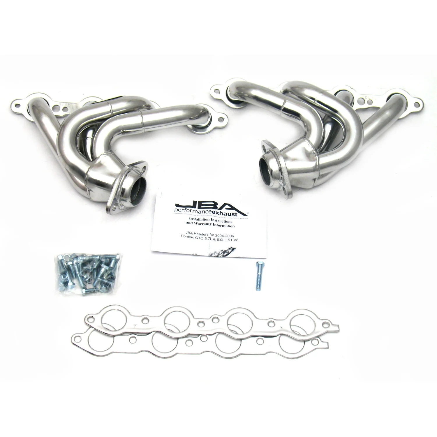 2004-06 Pontiac GTO 5.7L/6.0L 1 5/8" Stainless Steel Shorty Header with Metallic Ceramic Coating