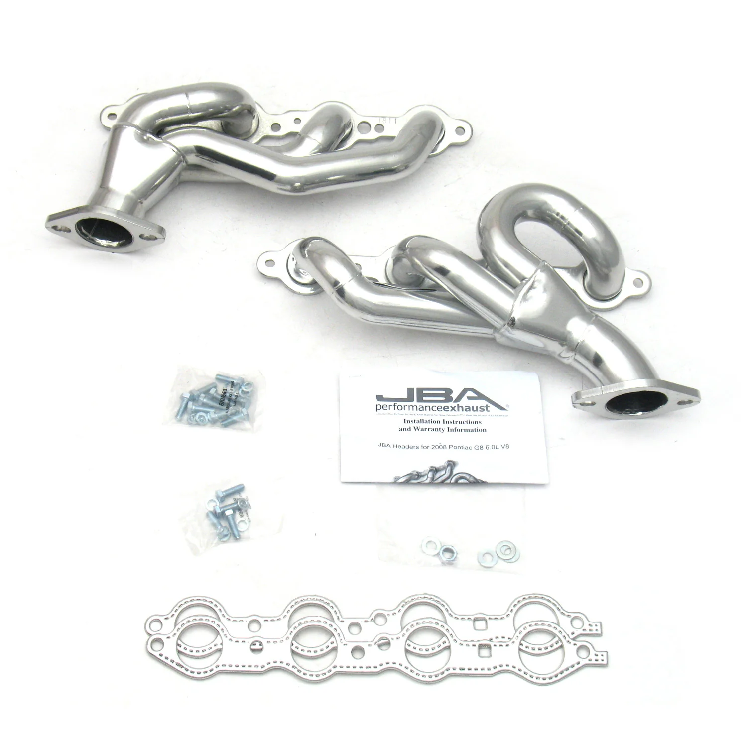 2008-09 Pontiac G8 6.0L 1 3/4" Stainless Steel Shorty Header with Metallic Ceramic Coating