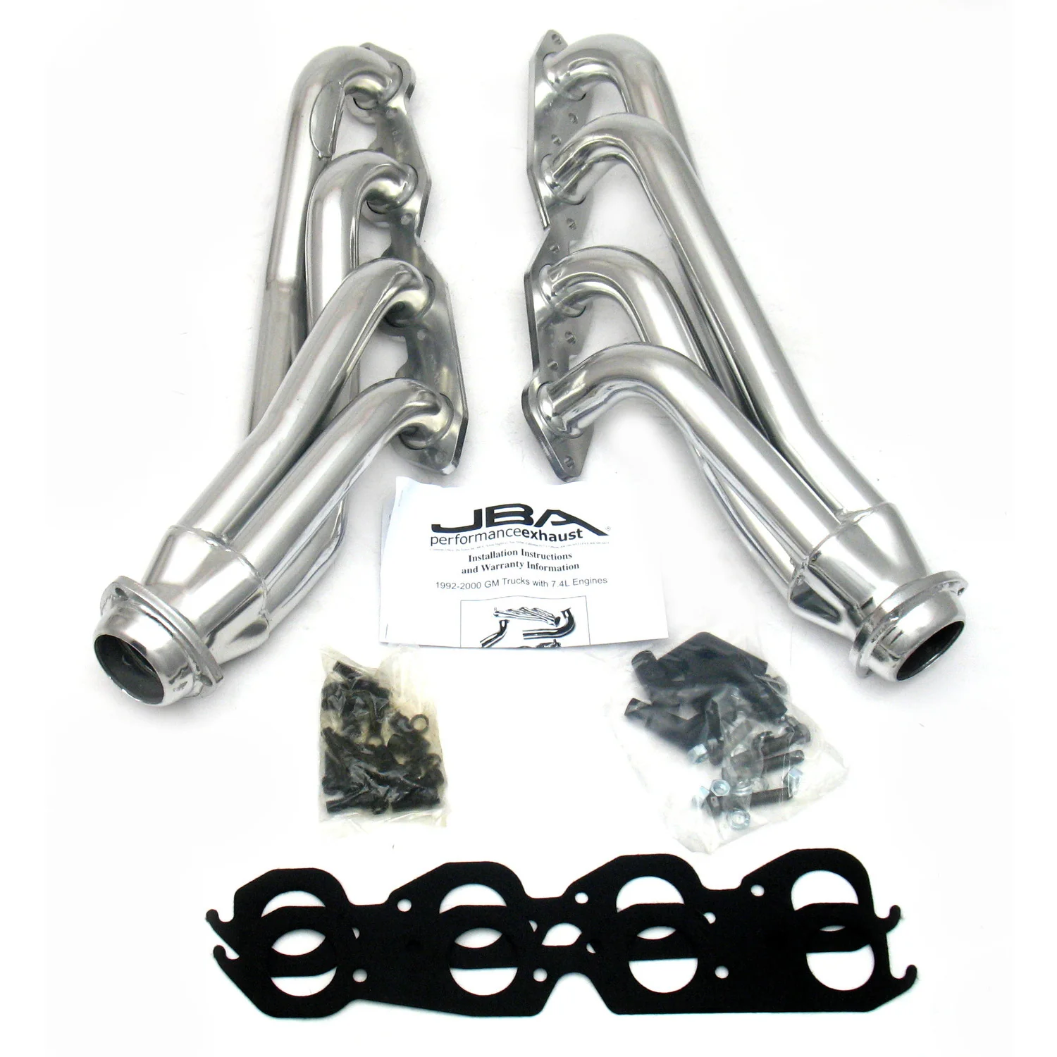 1992-95 GM Truck 7.4L 1 3/4" Stainless Steel Shorty Header with Titanium Ceramic Coating