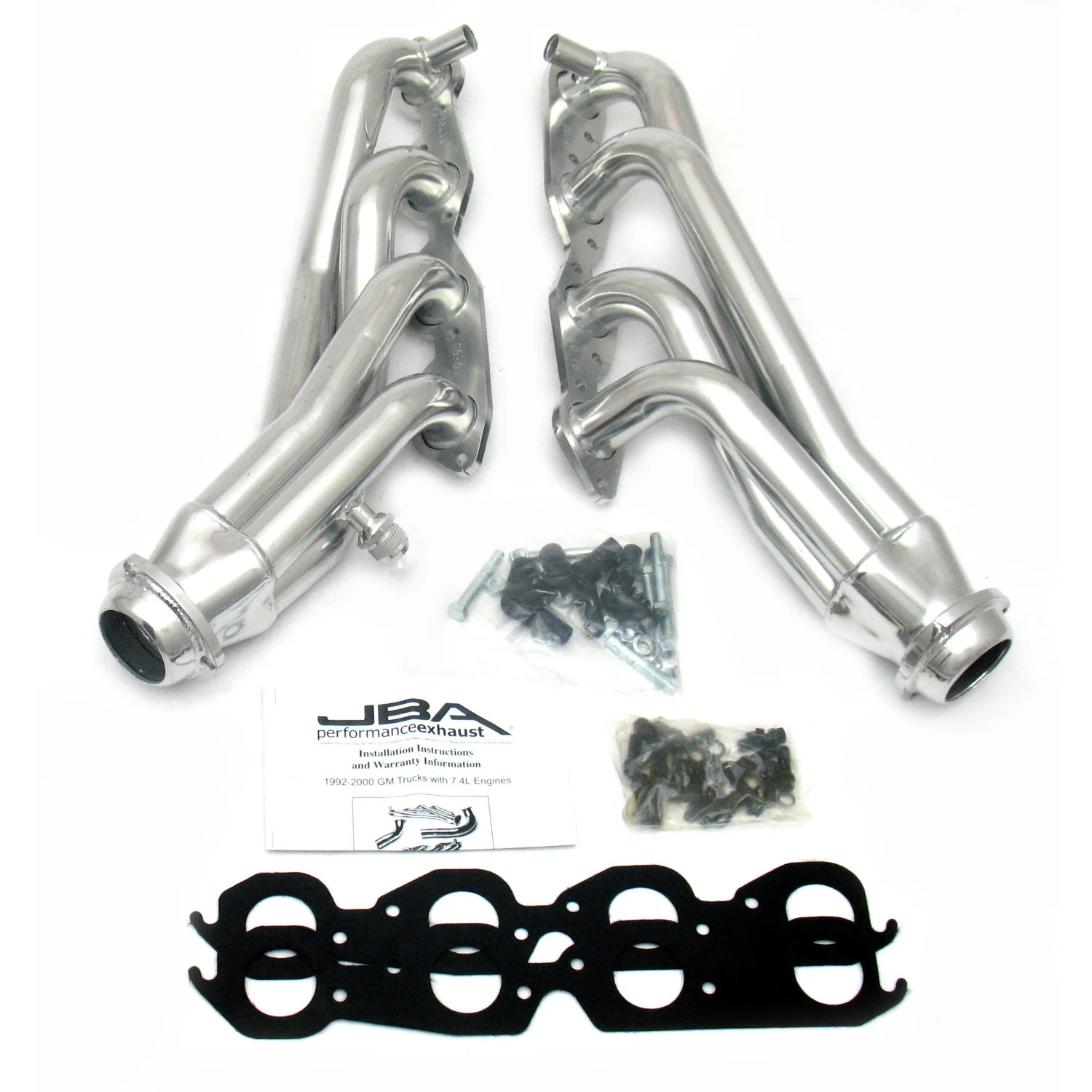 1996-00 GM Truck 7.4L 1 3/4" Stainless Steel Shorty Header with Metallic Ceramic Coating