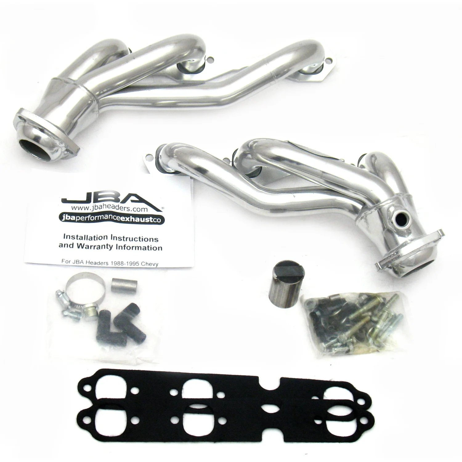1988-95 GM Full Size Truck 4.3L 1 1/2" Stainless Steel Shorty Header with Metallic Ceramic Coating