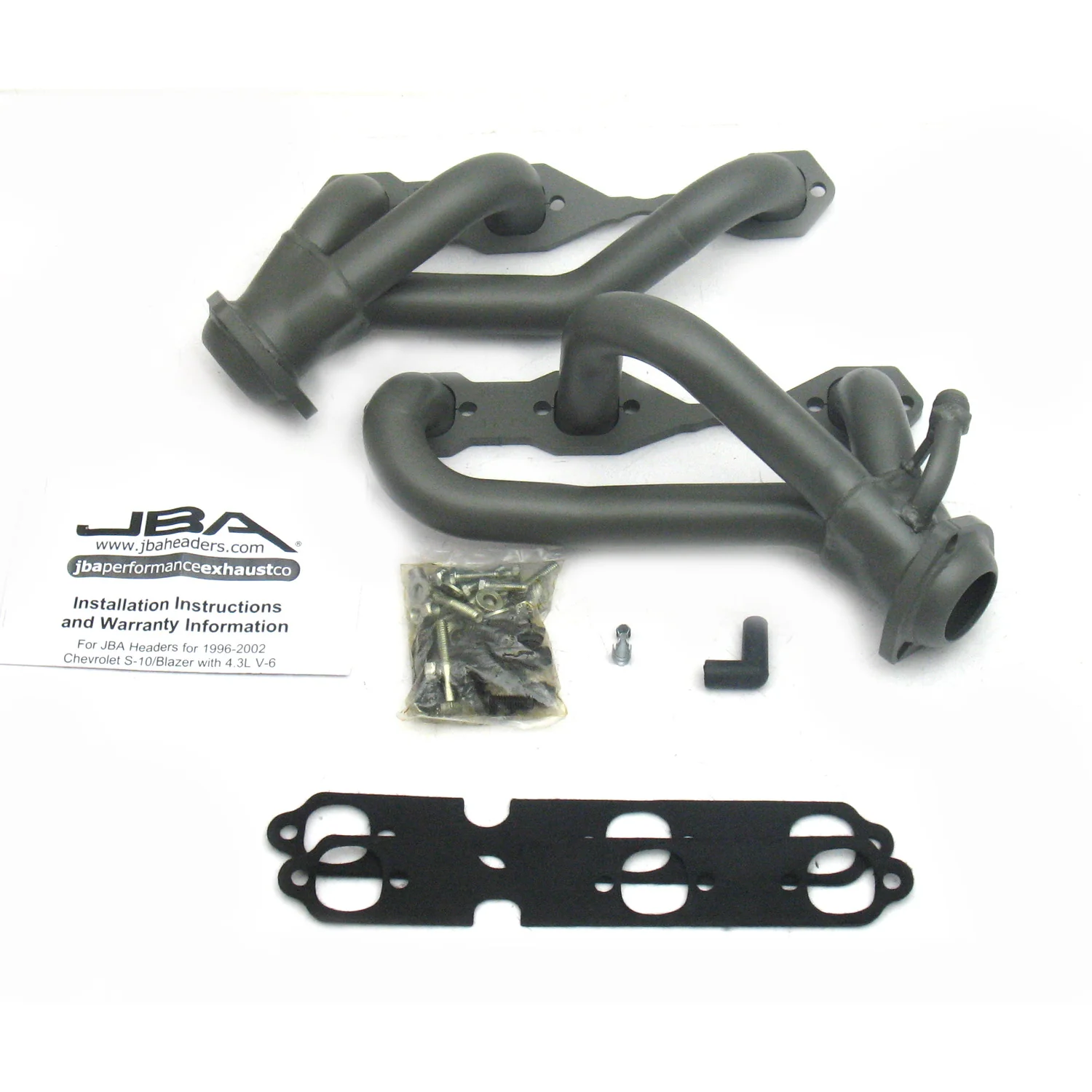 1996-01 Blazer/Jimmy 4.3L 4 Wheel Drive 1 1/2" Stainless Steel Shorty Header with Titanium Ceramic Coating