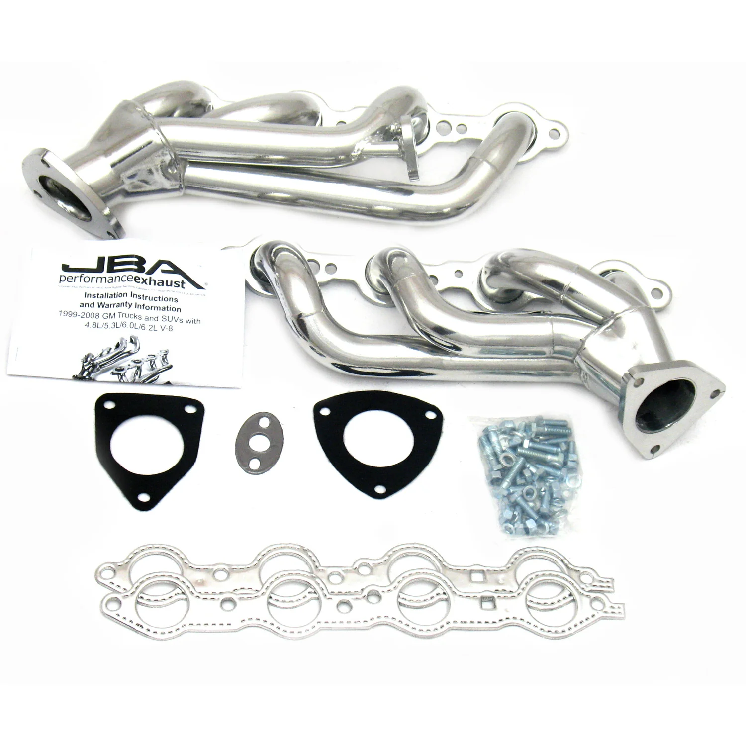 1999-02 GM Truck 6.0L 1 5/8" Stainless Steel Shorty Header with Metallic Ceramic Coating