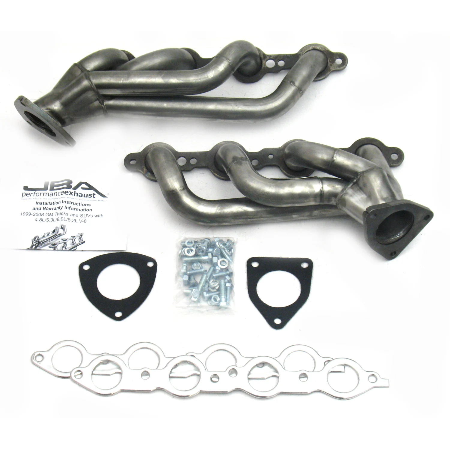 2003-06 GM Truck/Hummer 6.0L 1 5/8" Stainless Steel Shorty Header