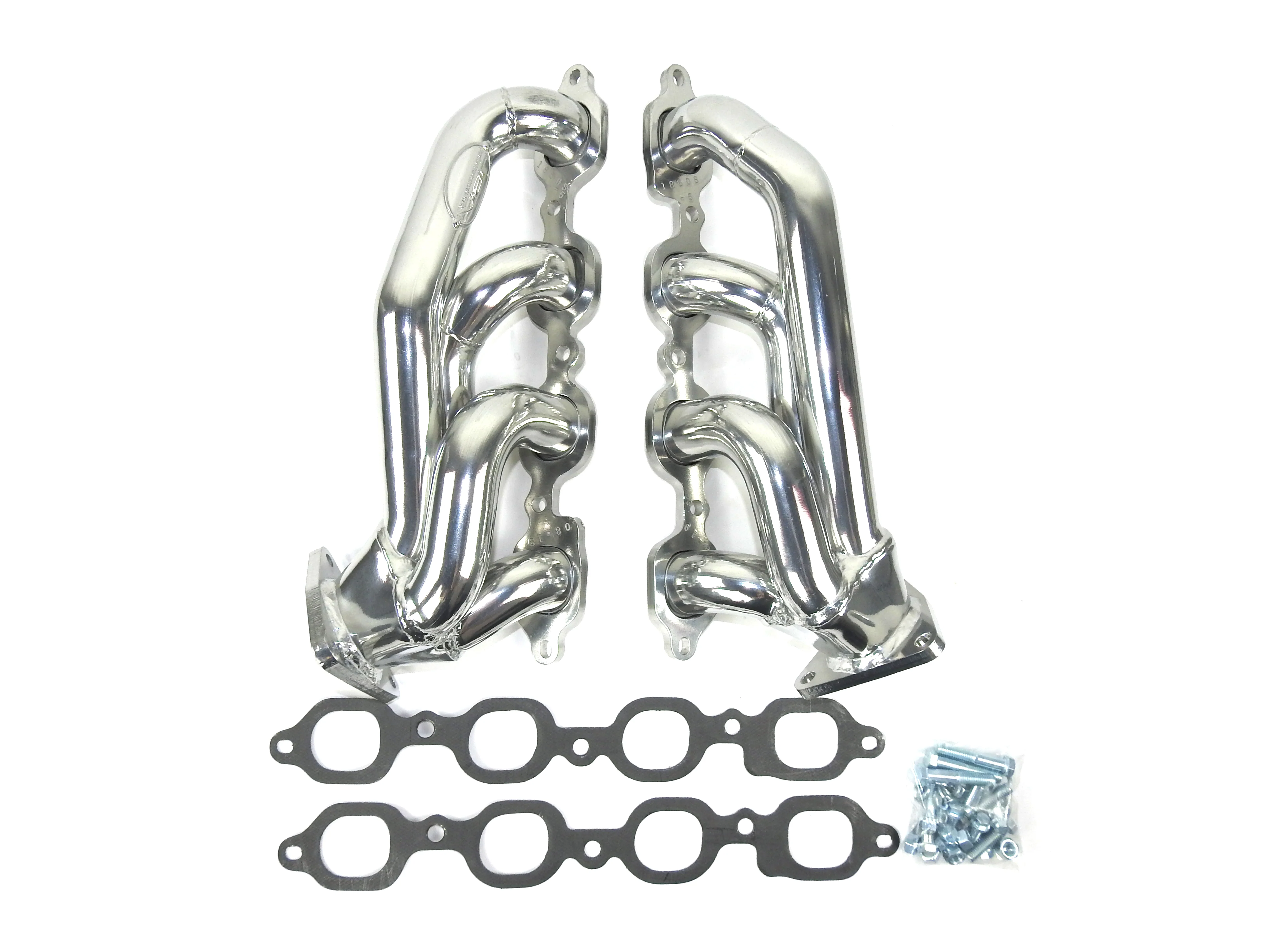 2019-23 Chevy/GMC 1500 5.3L/6.2L (L82-L84/L87) 1 5/8" Stainless Steel Shorty Header with Metallic Ceramic Coating