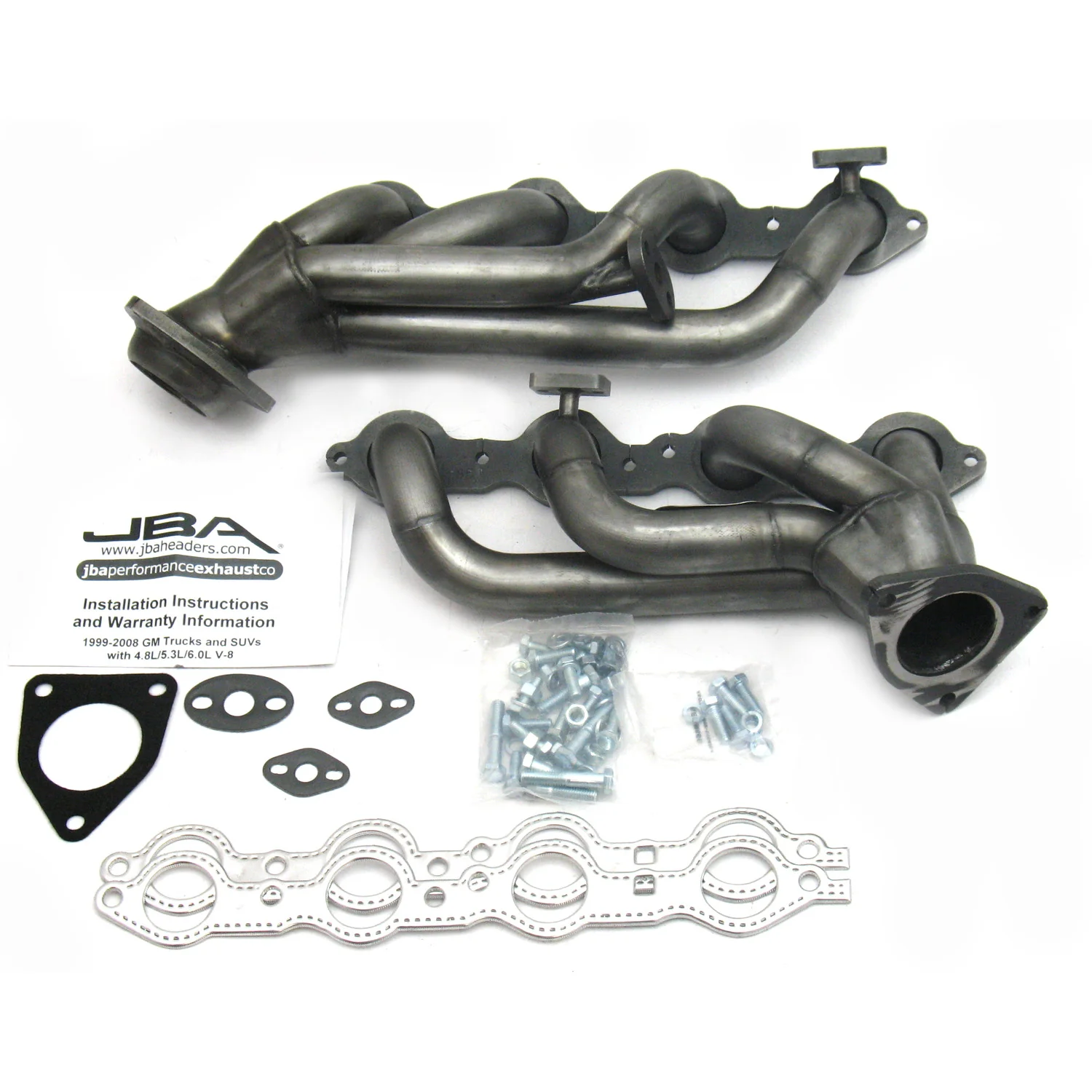 1999-01 GM Truck 4.8/5.3L 1 5/8" Stainless Steel Shorty Header