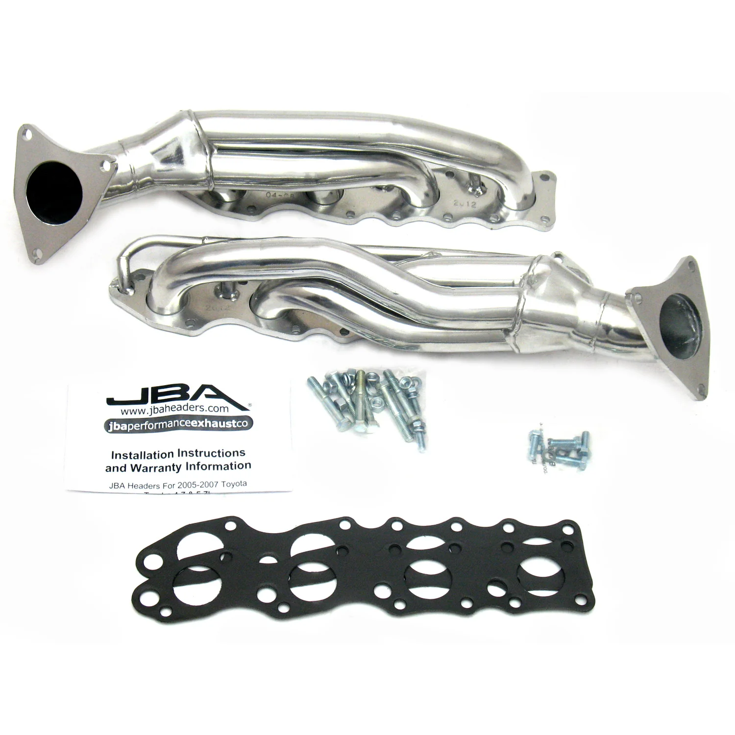 2007-21 Toyota Tundra 5.7L 1 5/8" Stainless Steel Shorty Header with Metallic Ceramic Coating
