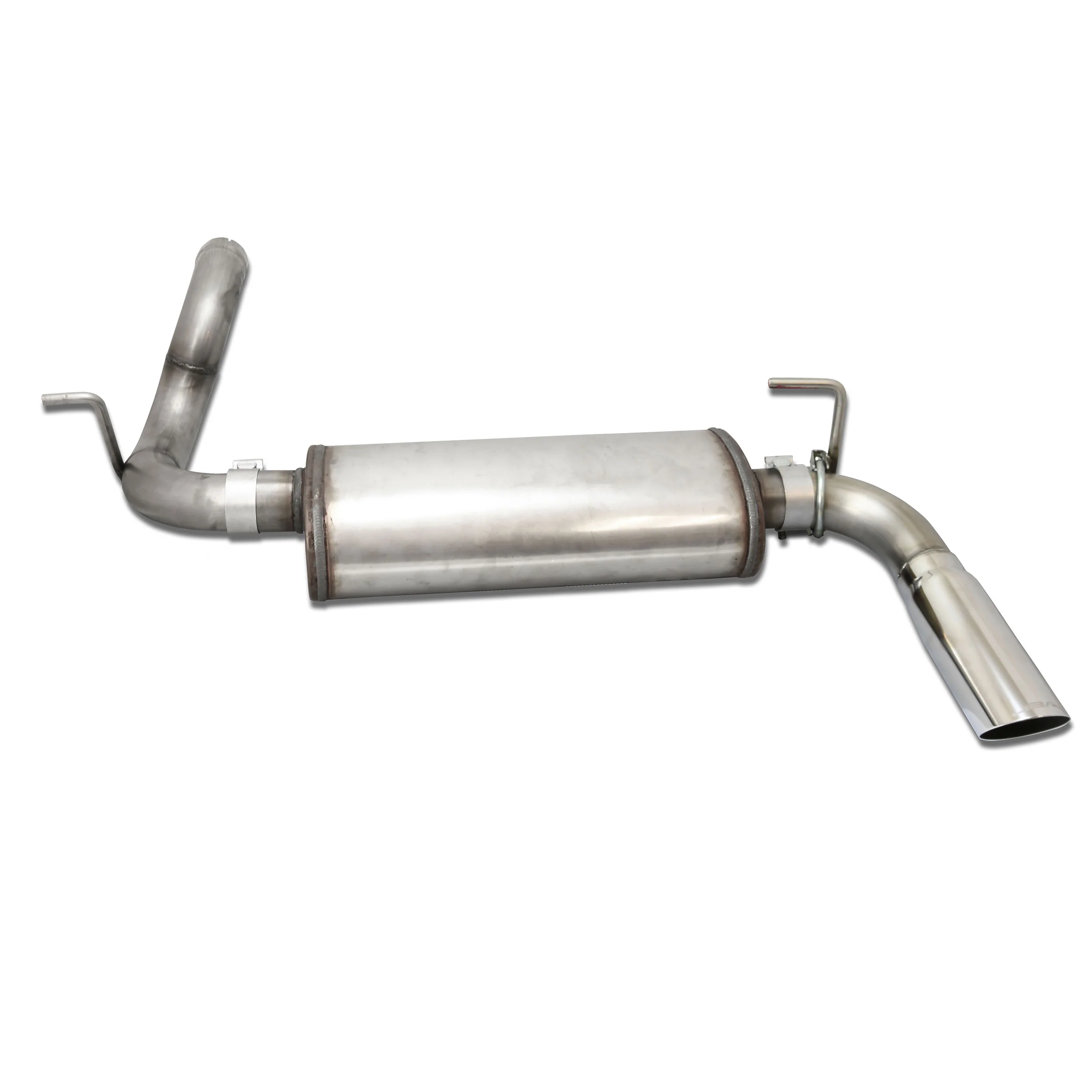 2018-21 Jeep Wrangler JL 2.0L/3.6L 2.5" Stainless Steel Single Axle Back Exhaust System - Image 4
