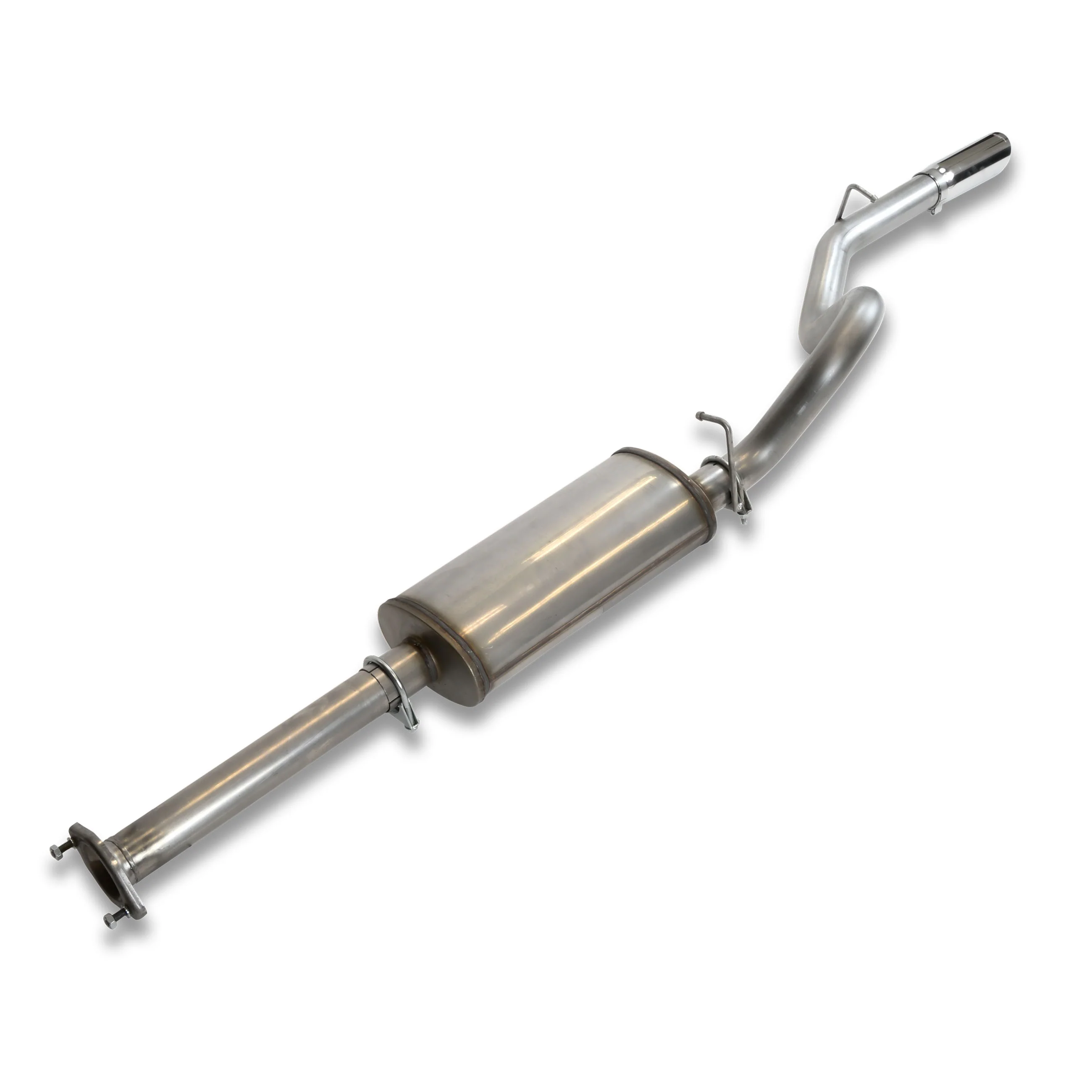 2004-06 Jeep Wrangler TJ 2.4L/4.0L 2.5" Stainless Steel Cat Back Exhaust System - Image 2