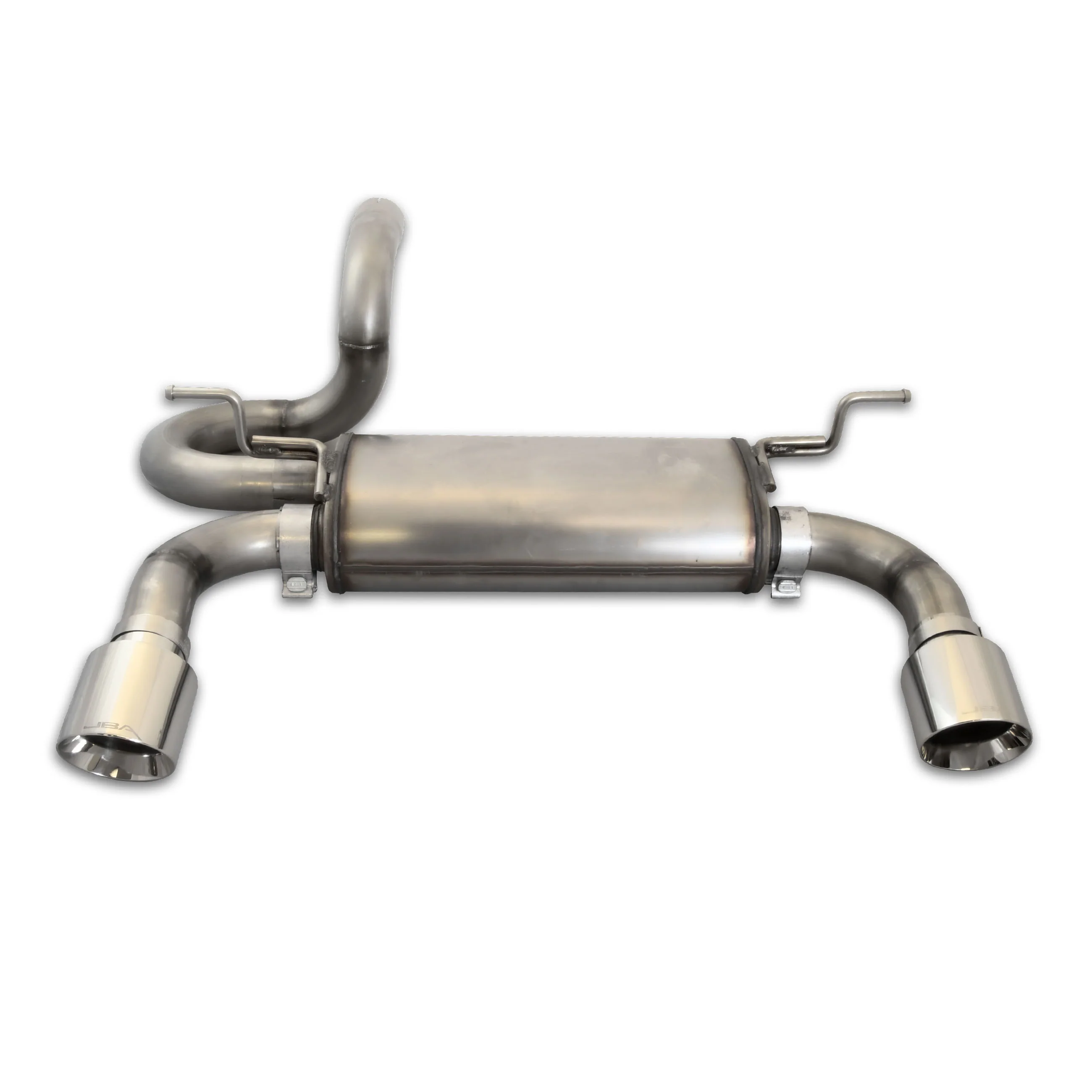 2018-21 Jeep Wrangler JL 2.0L/3.6L 2.5" Stainless Steel Dual Axle Back Exhaust System - Image 2