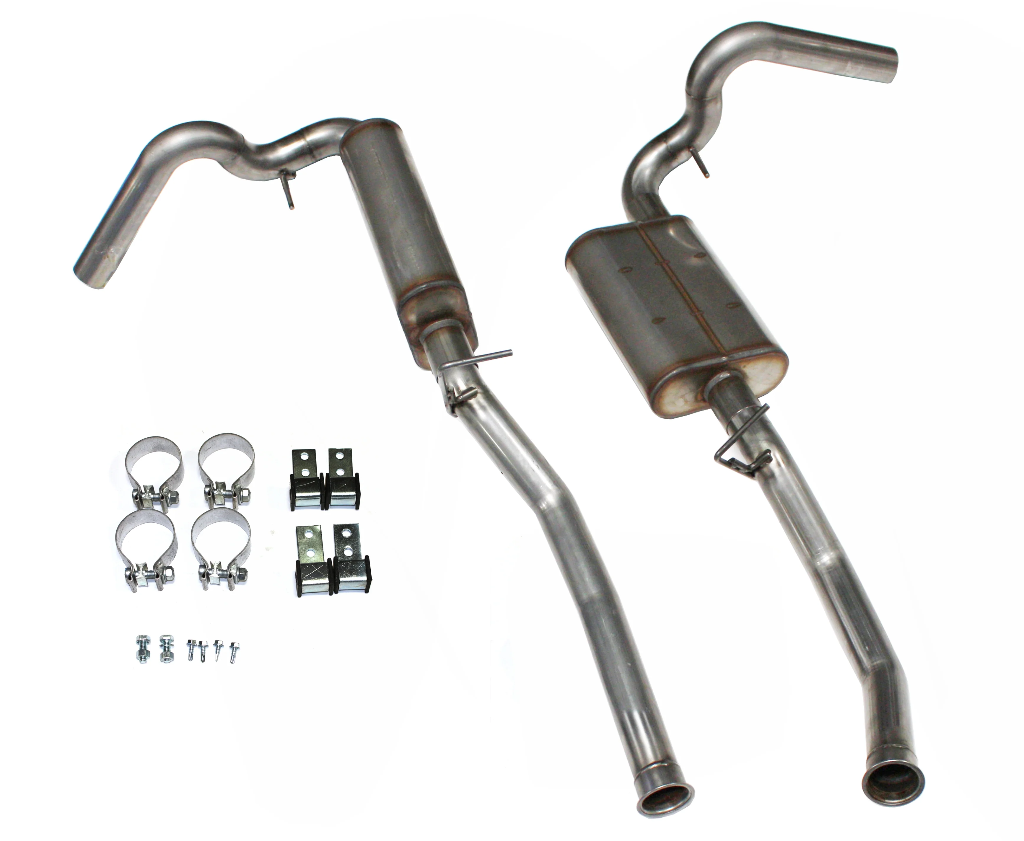 1966-77 Ford Bronco 289/302 V8 2.5" Stainless Steel Exhaust System
