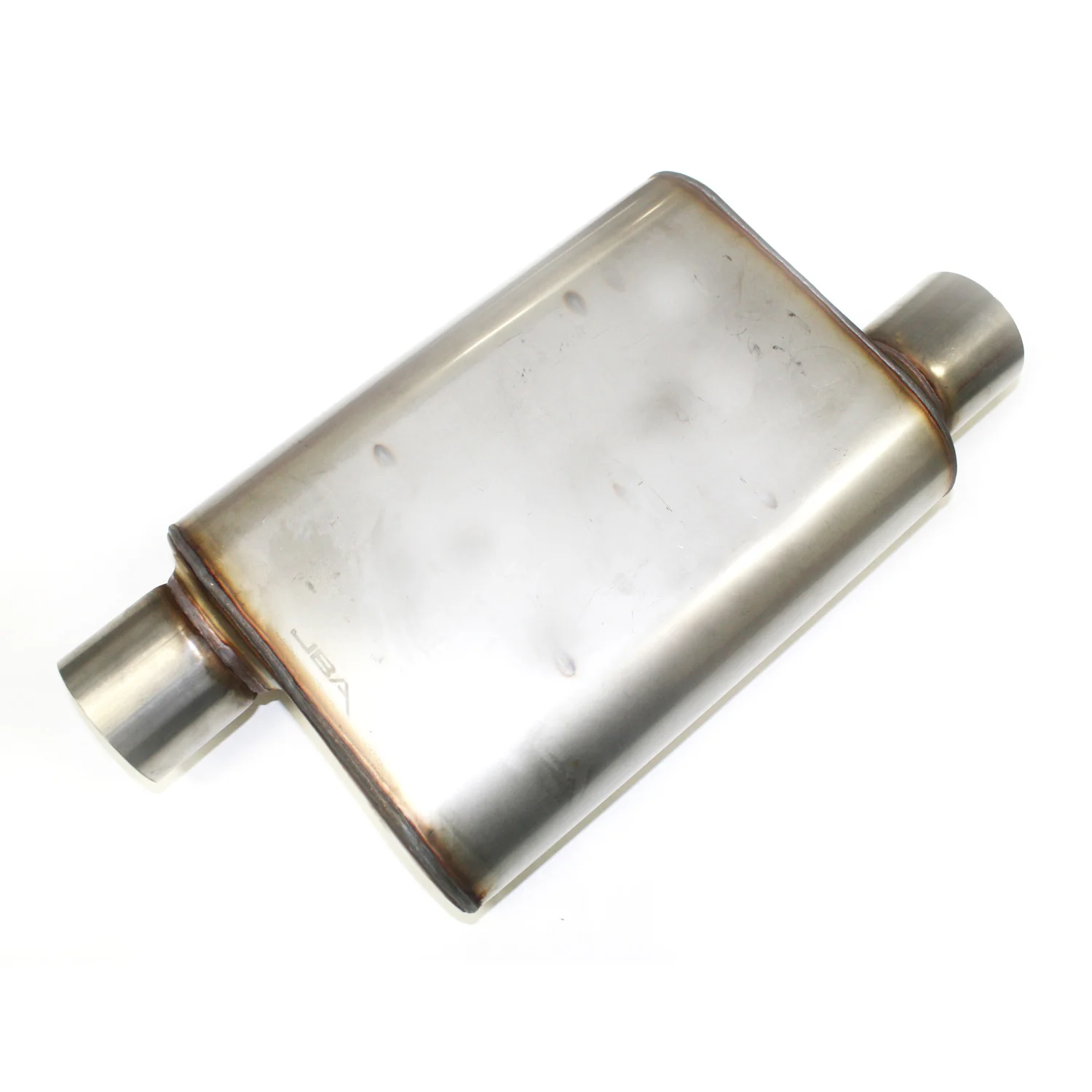 JBA Performance Exhaust 40-301300 "Universal" Chambered Style 304SS Muffler 13"x9.75"x4" 3" Inlet Diameter Offset/Offset