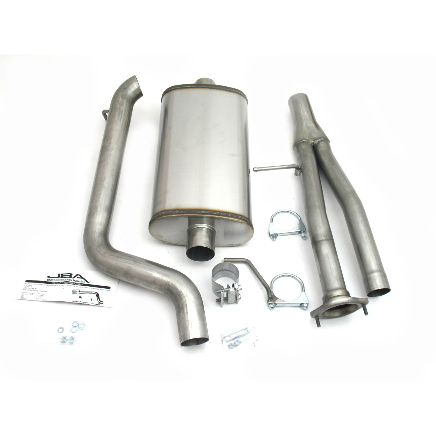 2003-06 Hummer H2 6.0L V8 3" Stainless Steel Cat Back Exhaust System