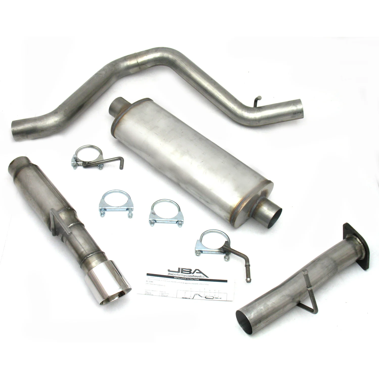 2006-09 Chevrolet Trailblazer SS 6.0L V8 3" Stainless Steel Cat Back Exhaust System