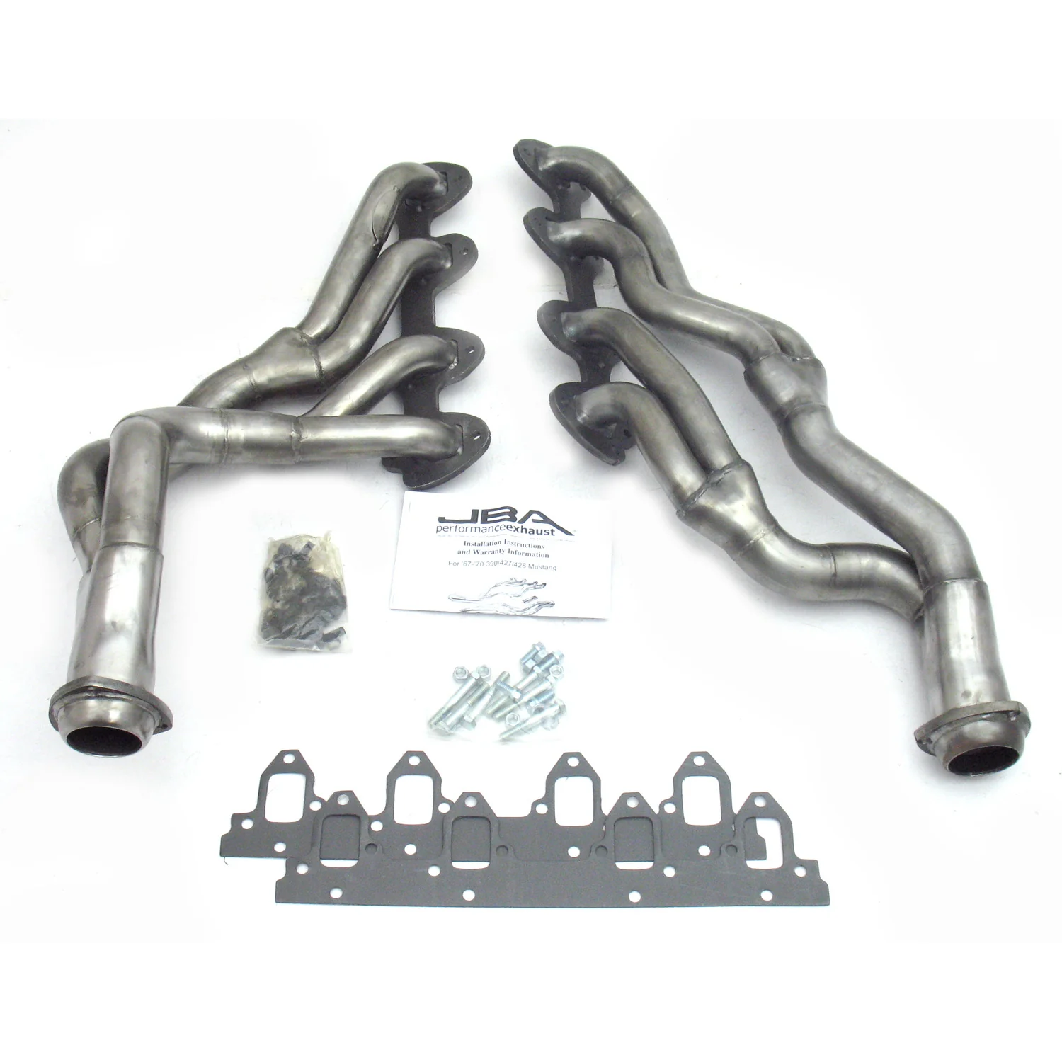 1967-70 Mustang 390/427/428 Cobra Jet 1 3/4" Stainless Steel Long Tube Header