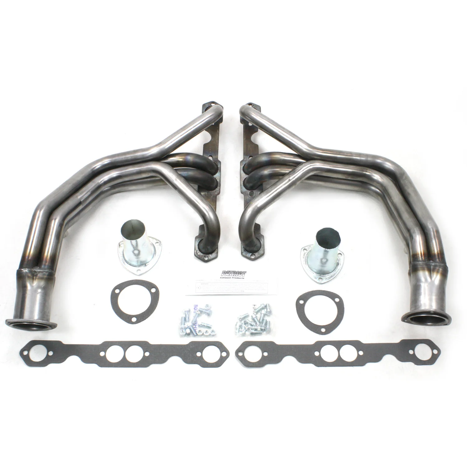 1928-48 Ford Chassis with Chevy Small Block Engines 1 1/2" Long Tube Street Rod Header in Raw Steel